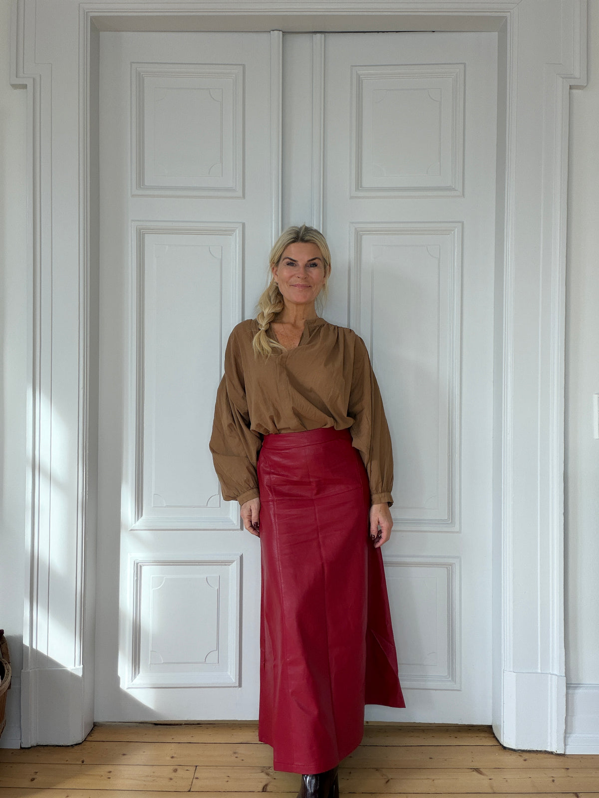 Jila Skirt red