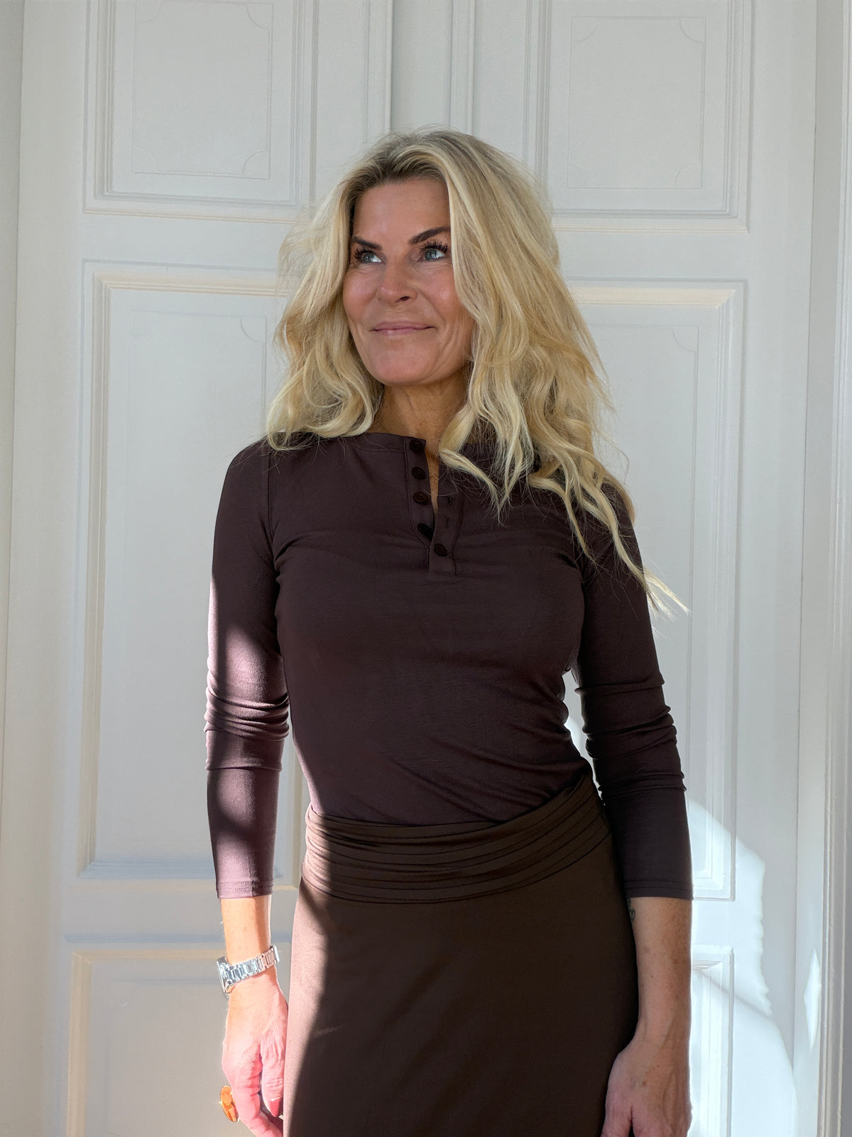 Grandad bodystocking Brown