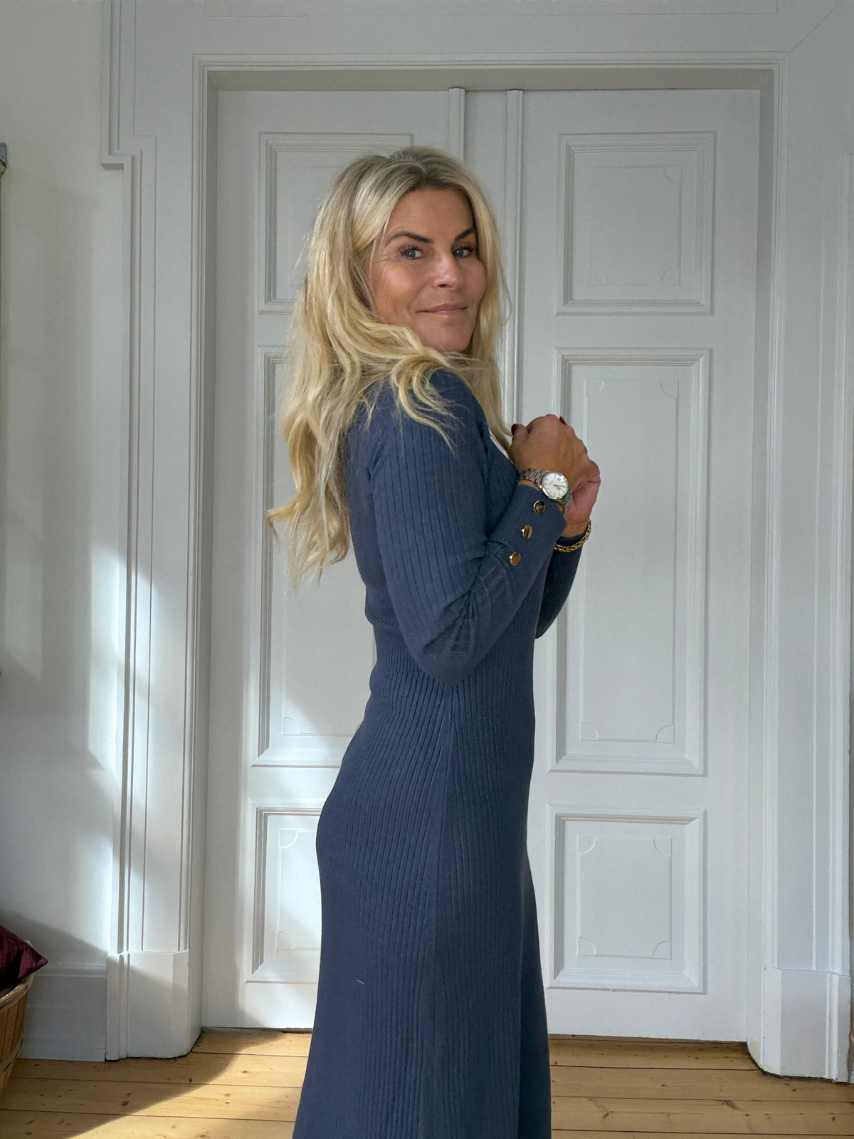 Kira dress Dusty Blue