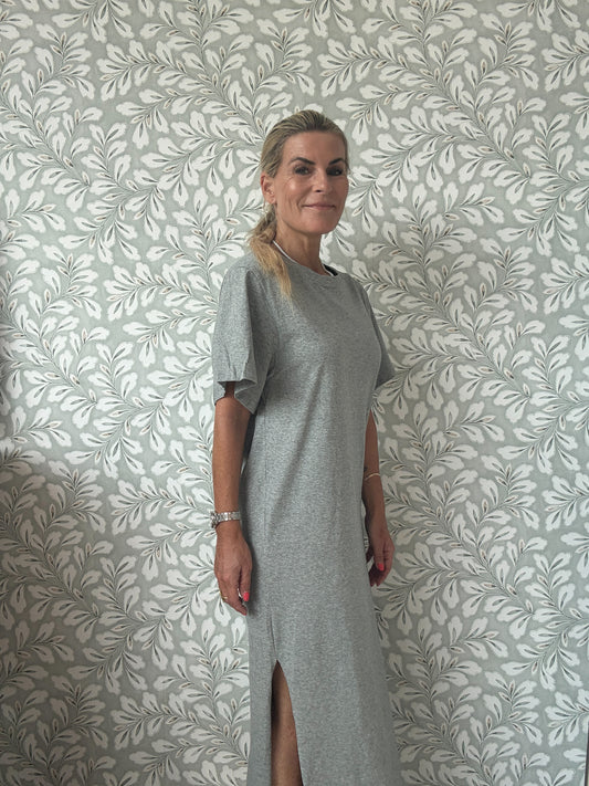 Tee Dress Grey Melange