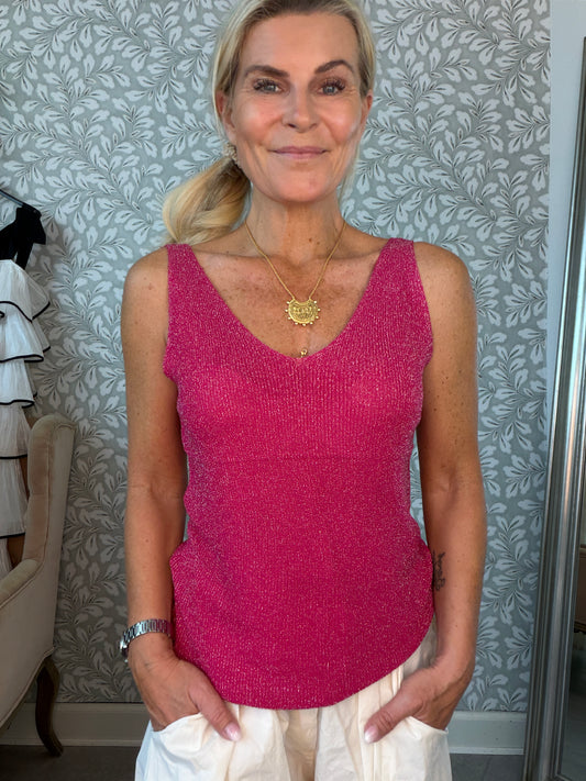 Cille top pink