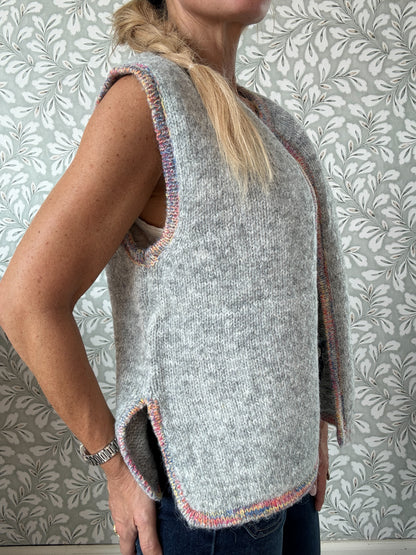 Knit Vest Grey