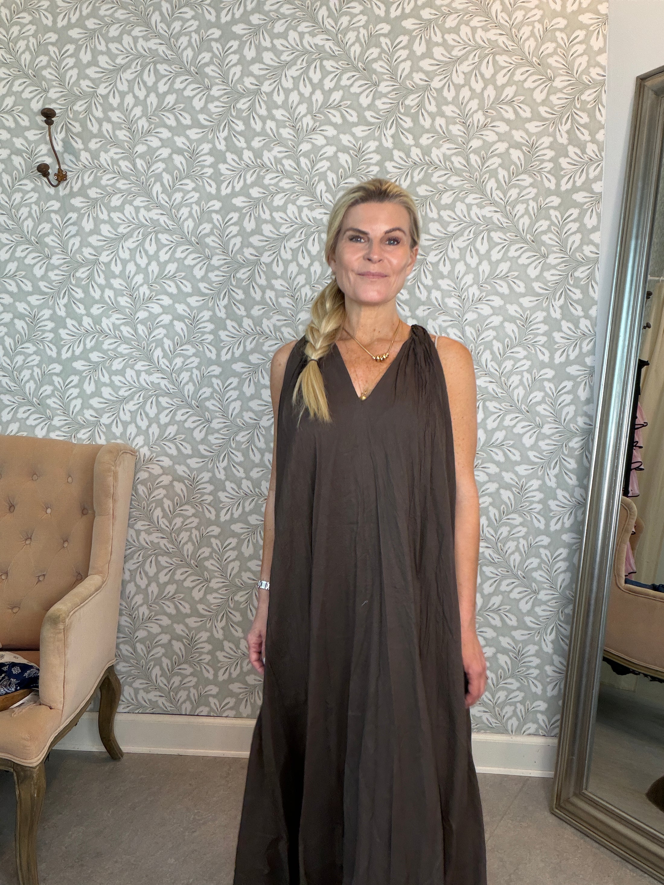 Manny maxidress chokolate