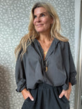 Load image into Gallery viewer, Boho Shirt Grey
