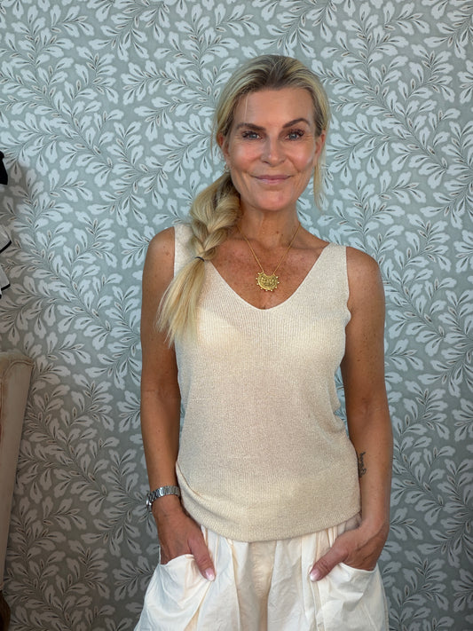Cille top Offwhite