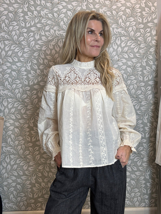 Vintage Blouse Offwhite