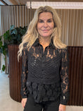 Load image into Gallery viewer, Lace Shirt Black
