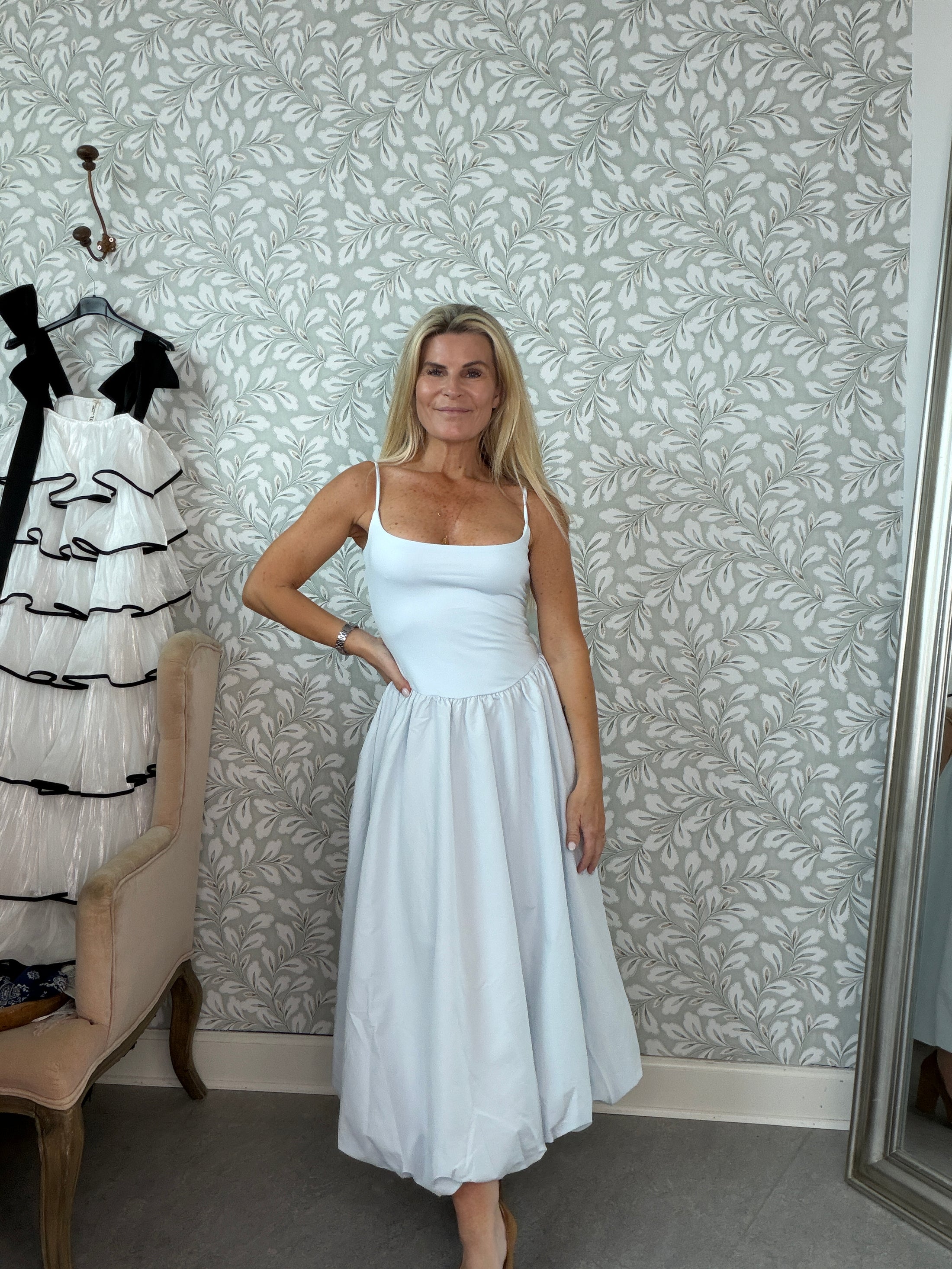 Balloon dress blue