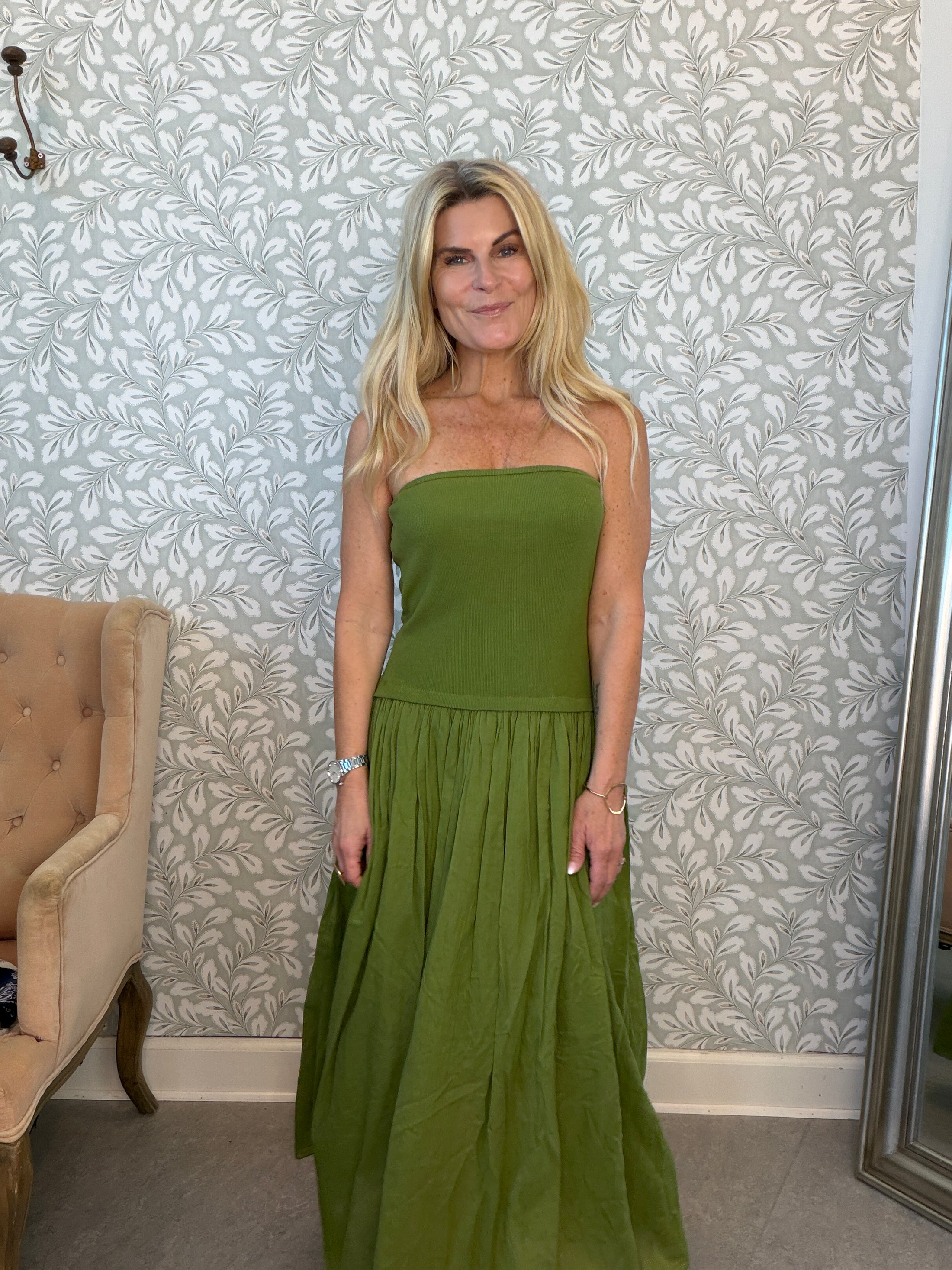 Milan dress green