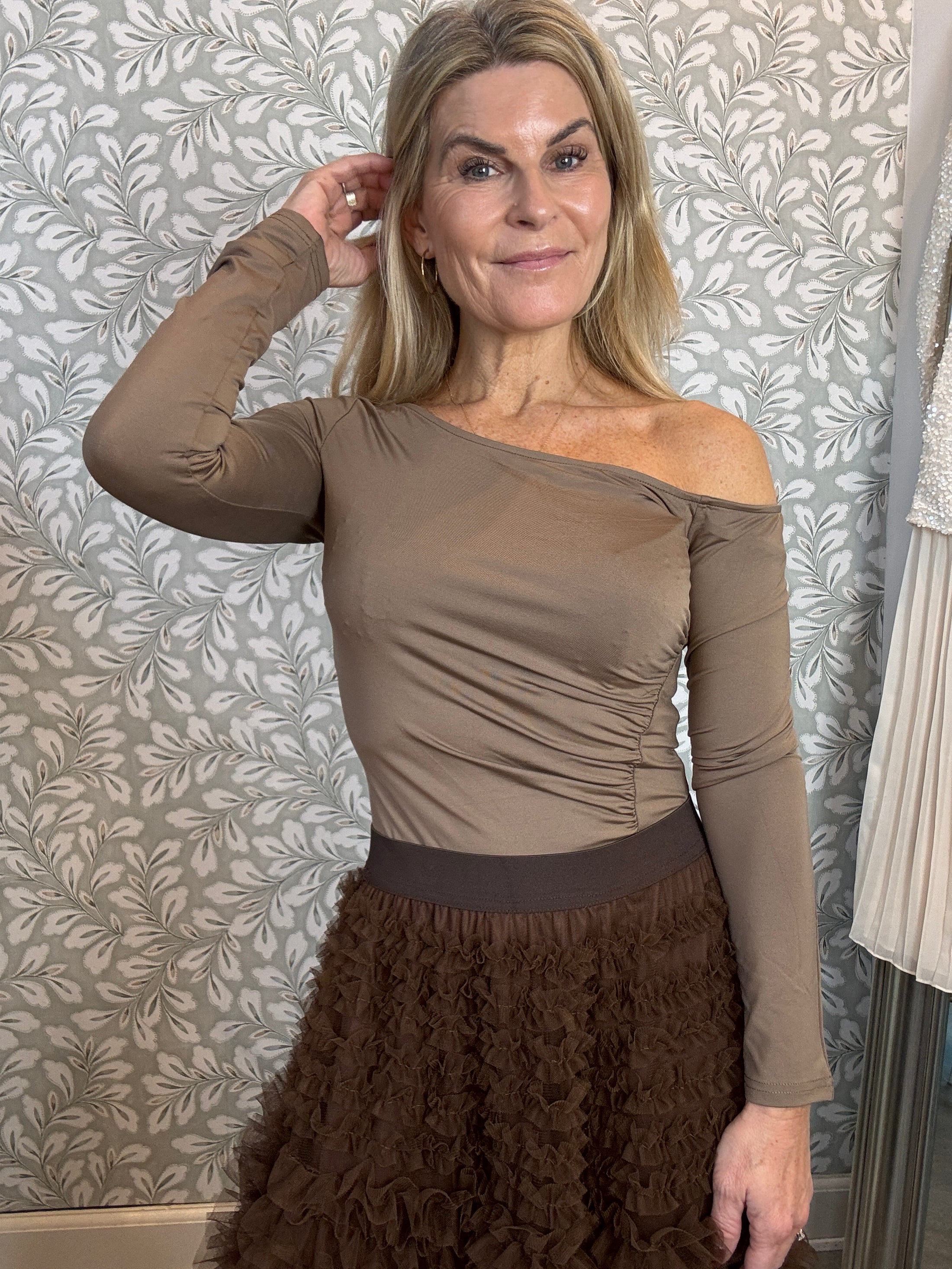 Mora Bodystocking Camel