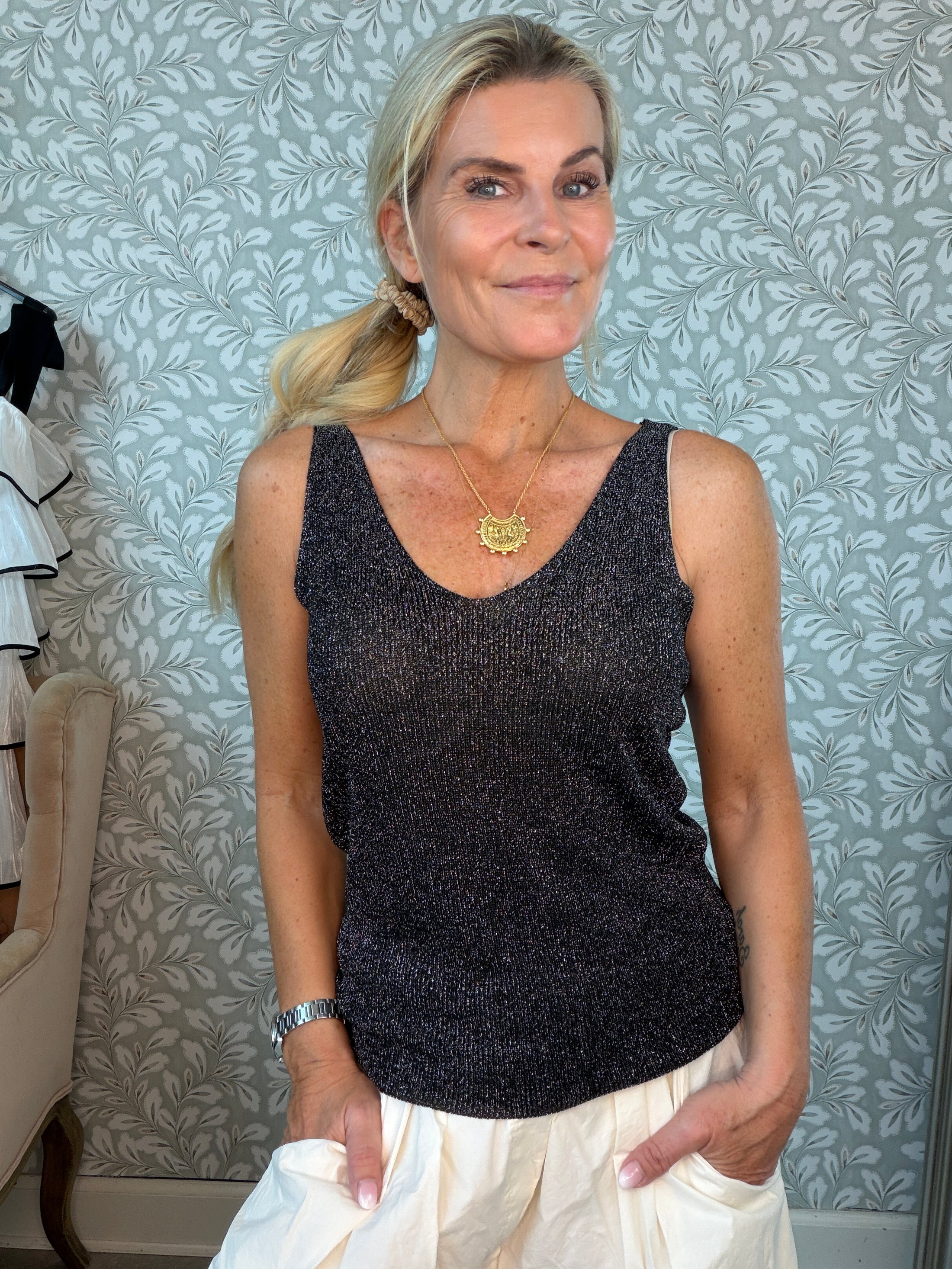 Cille top Black
