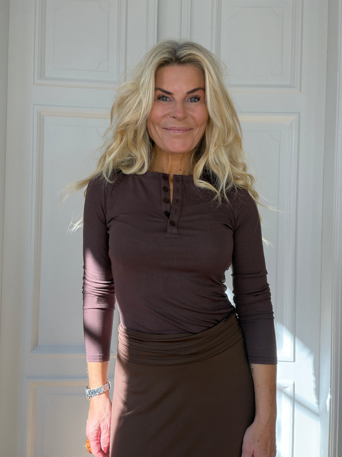 Grandad bodystocking Brown