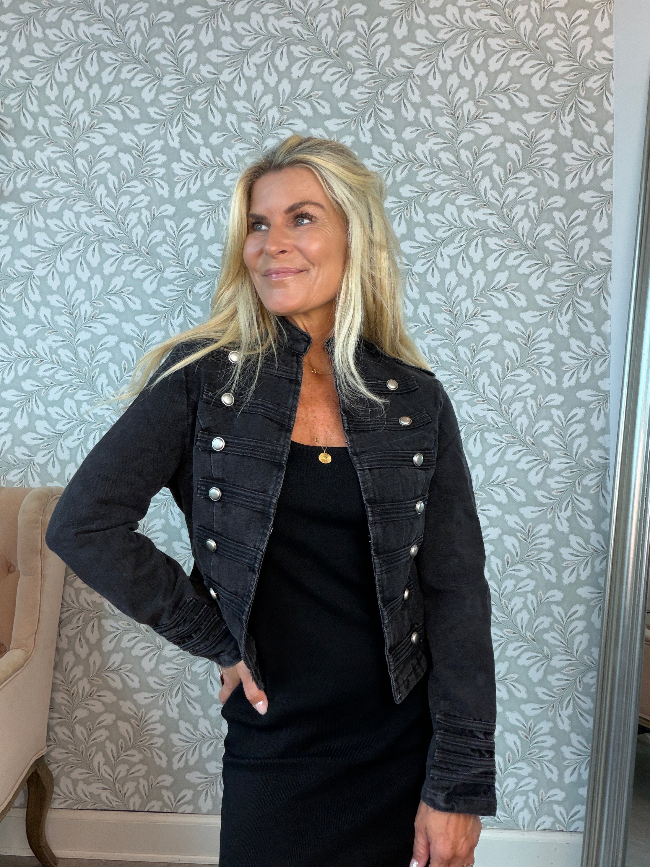 Denim jacket Black