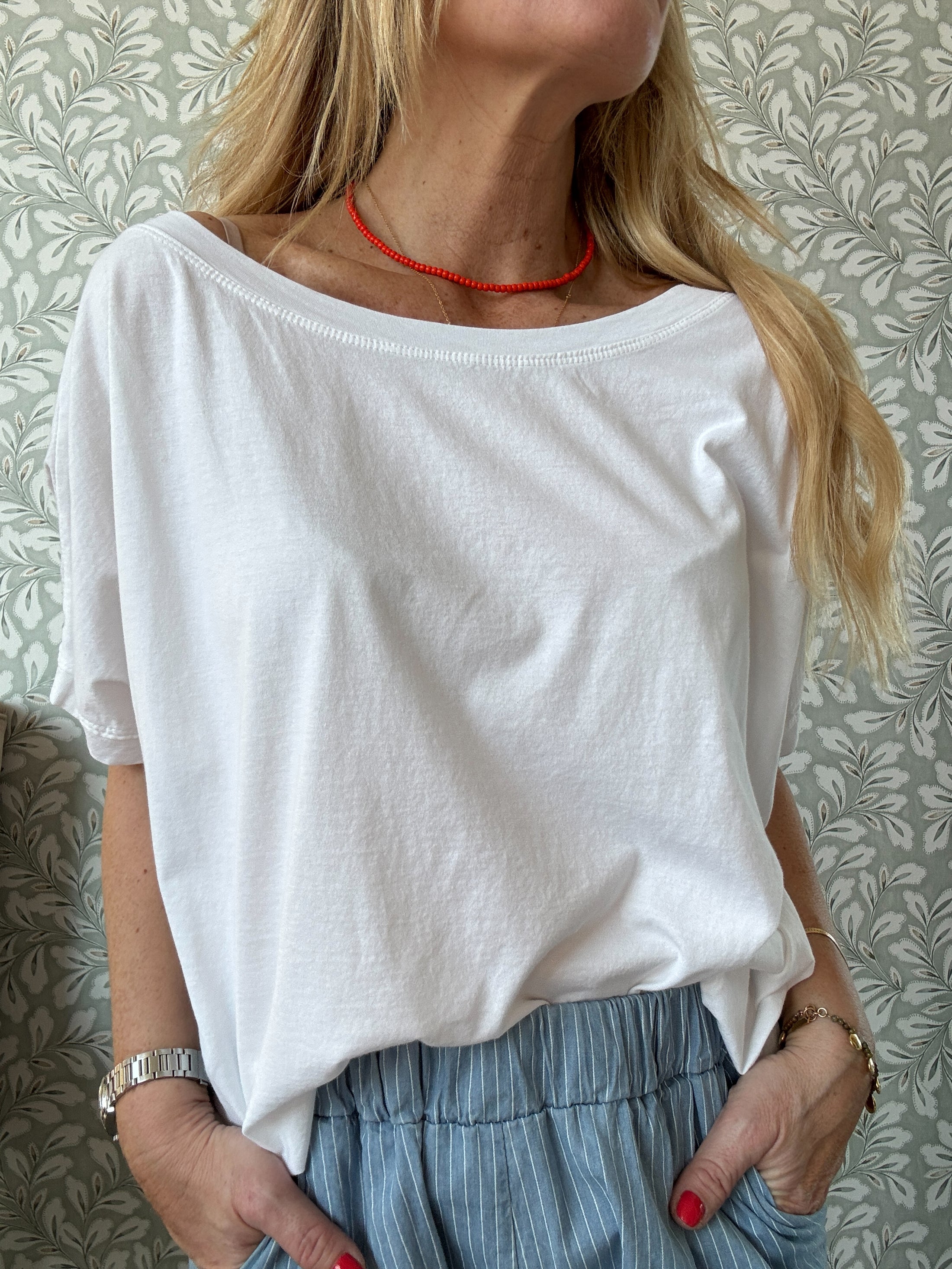 Basic tee short sleeve white