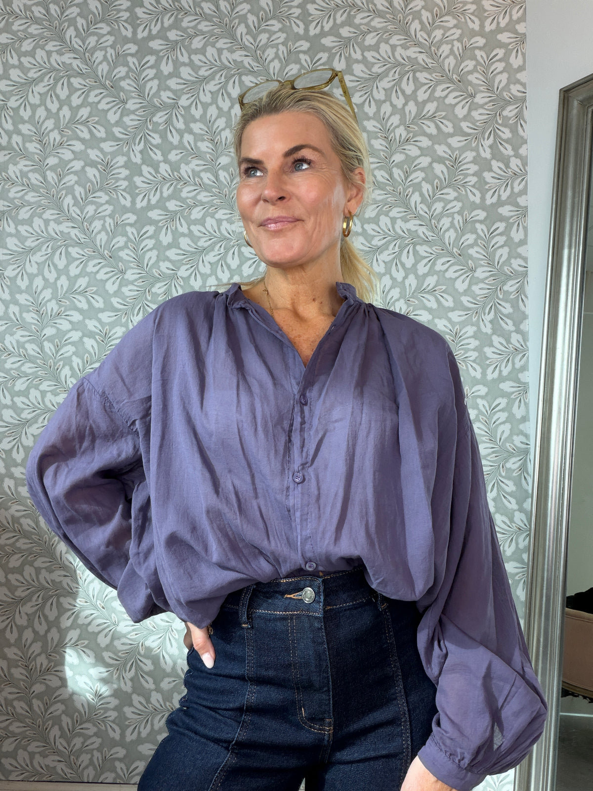 Boho Shirt purple