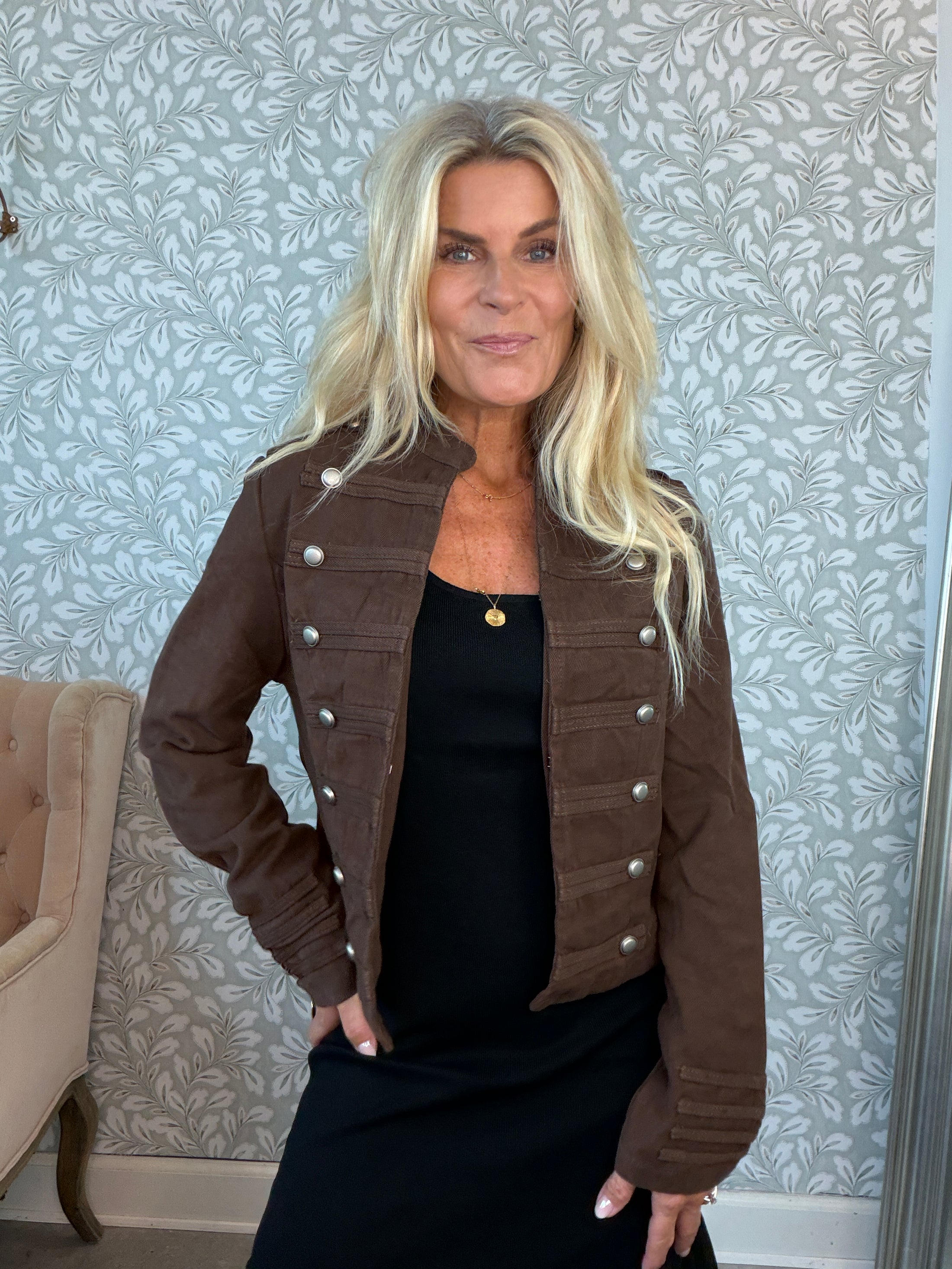 Denim jacket Brown