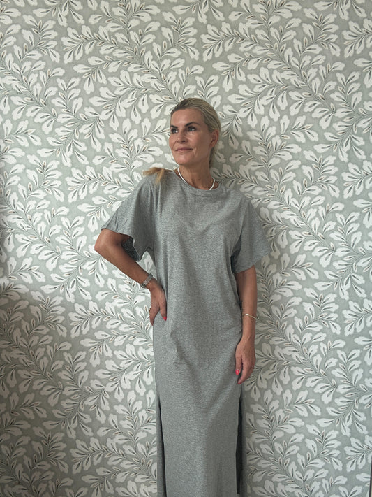 Tee Dress Grey Melange