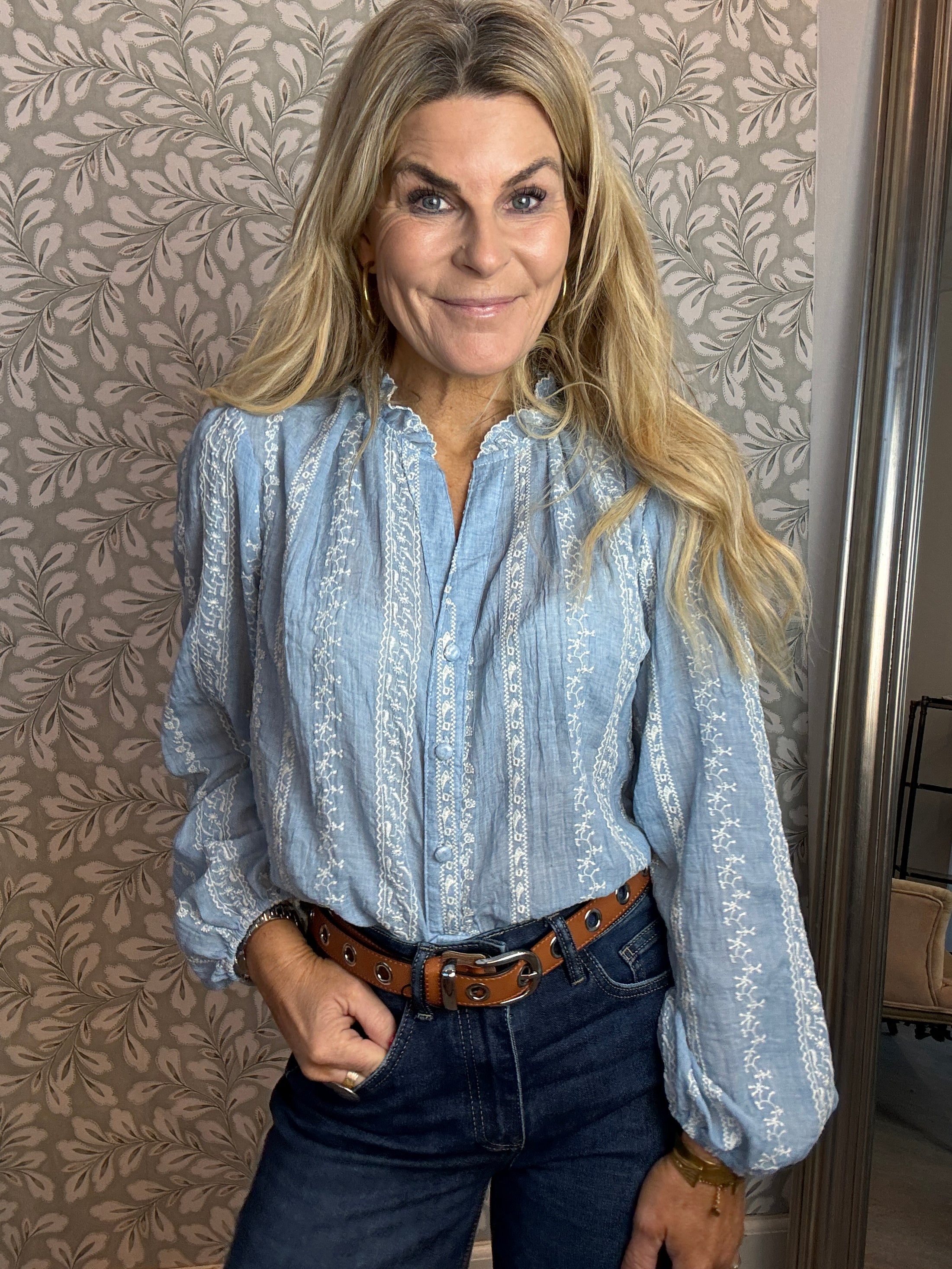 French Shirt Blue