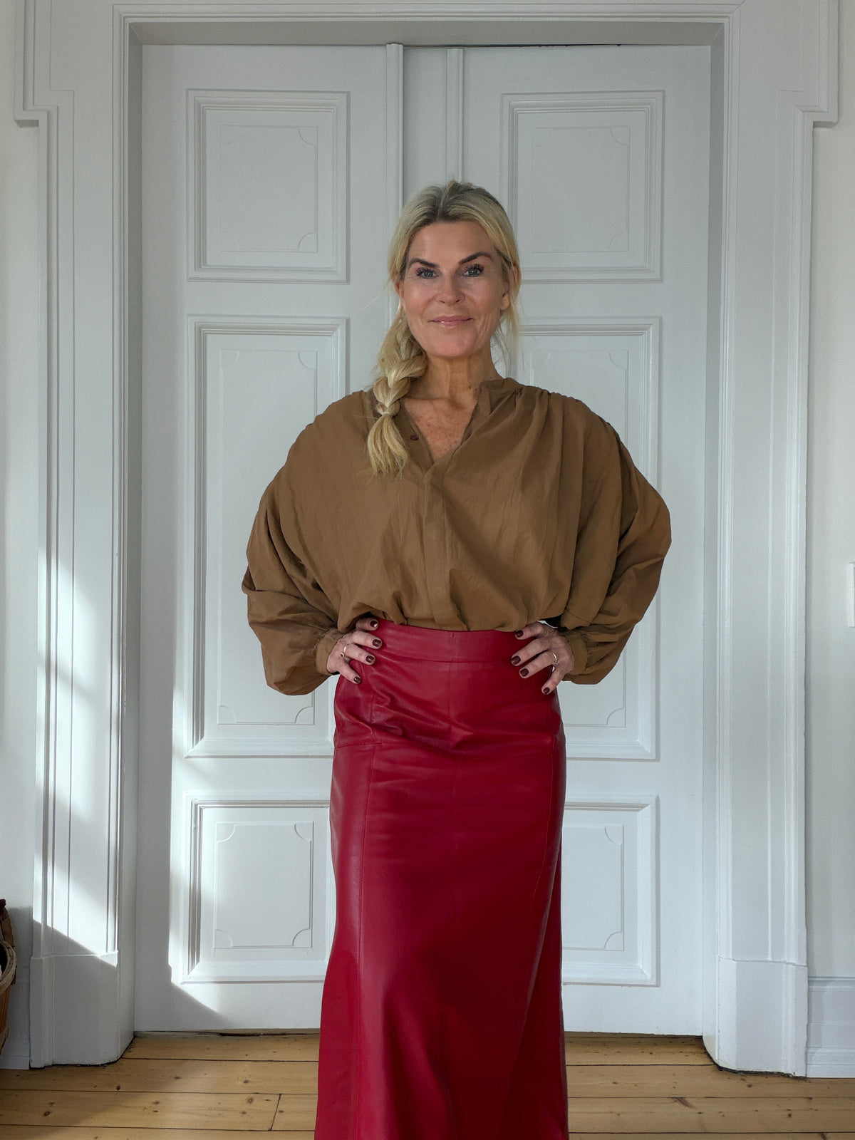 Jila Skirt red