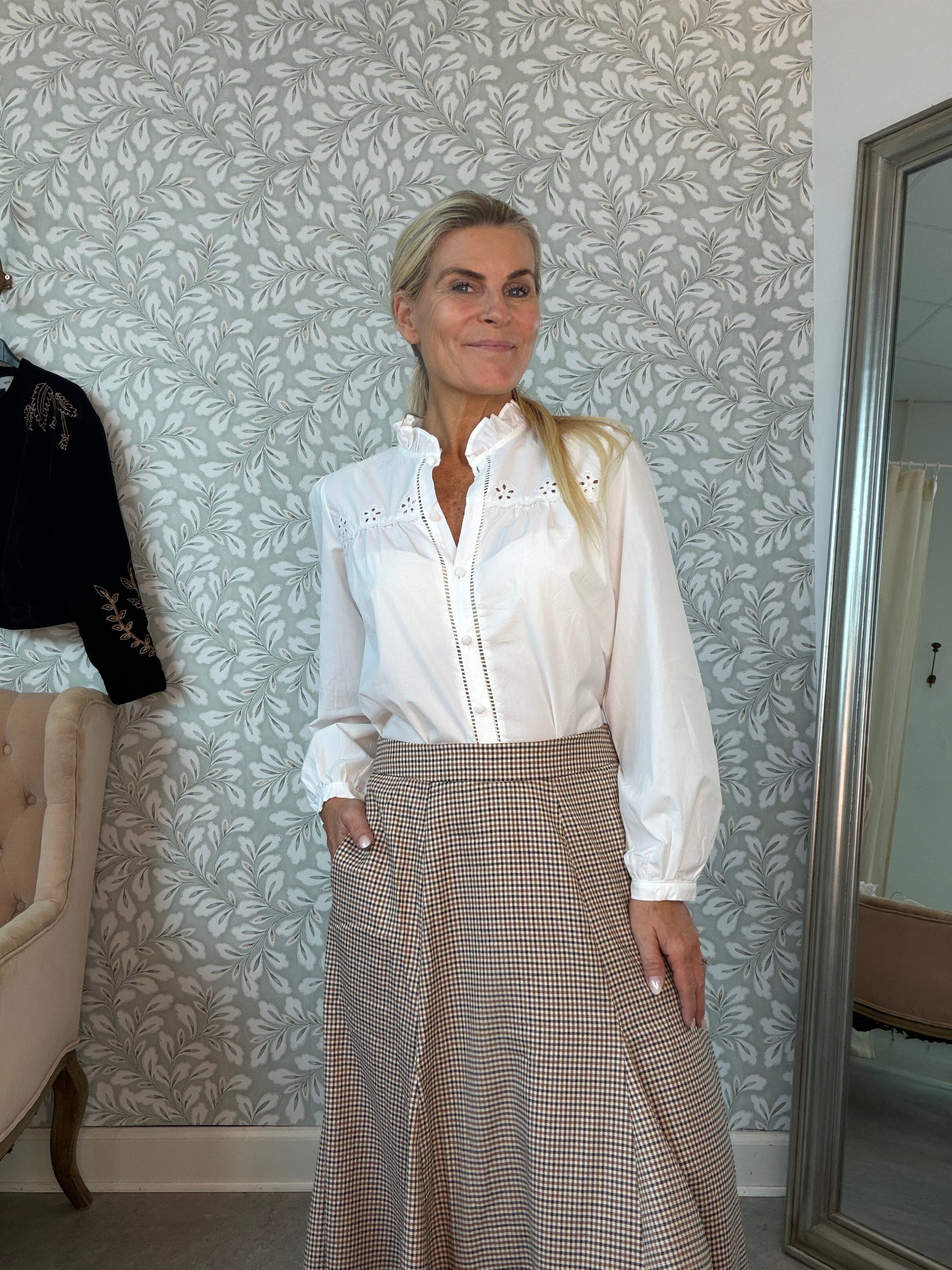 June Skirt light Brown and Black