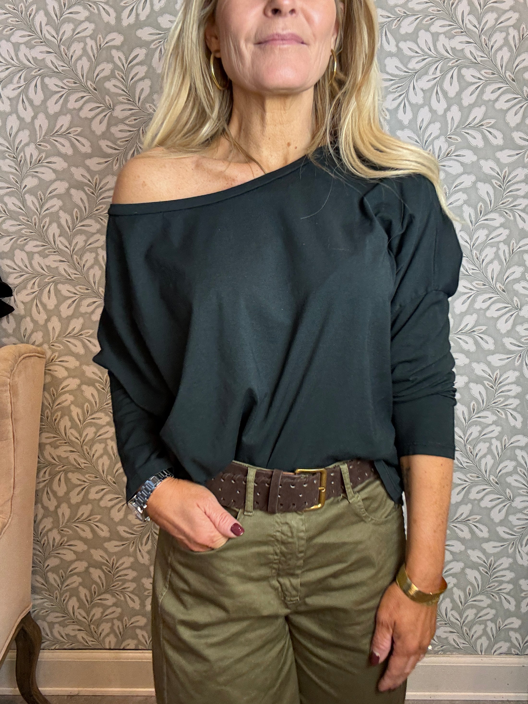 Basic tee Dark Green