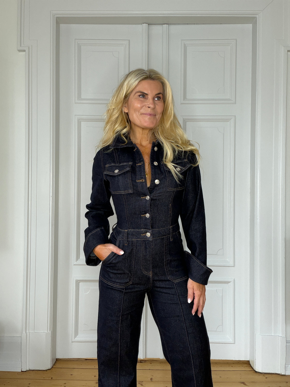 Disa denim jumpsuit