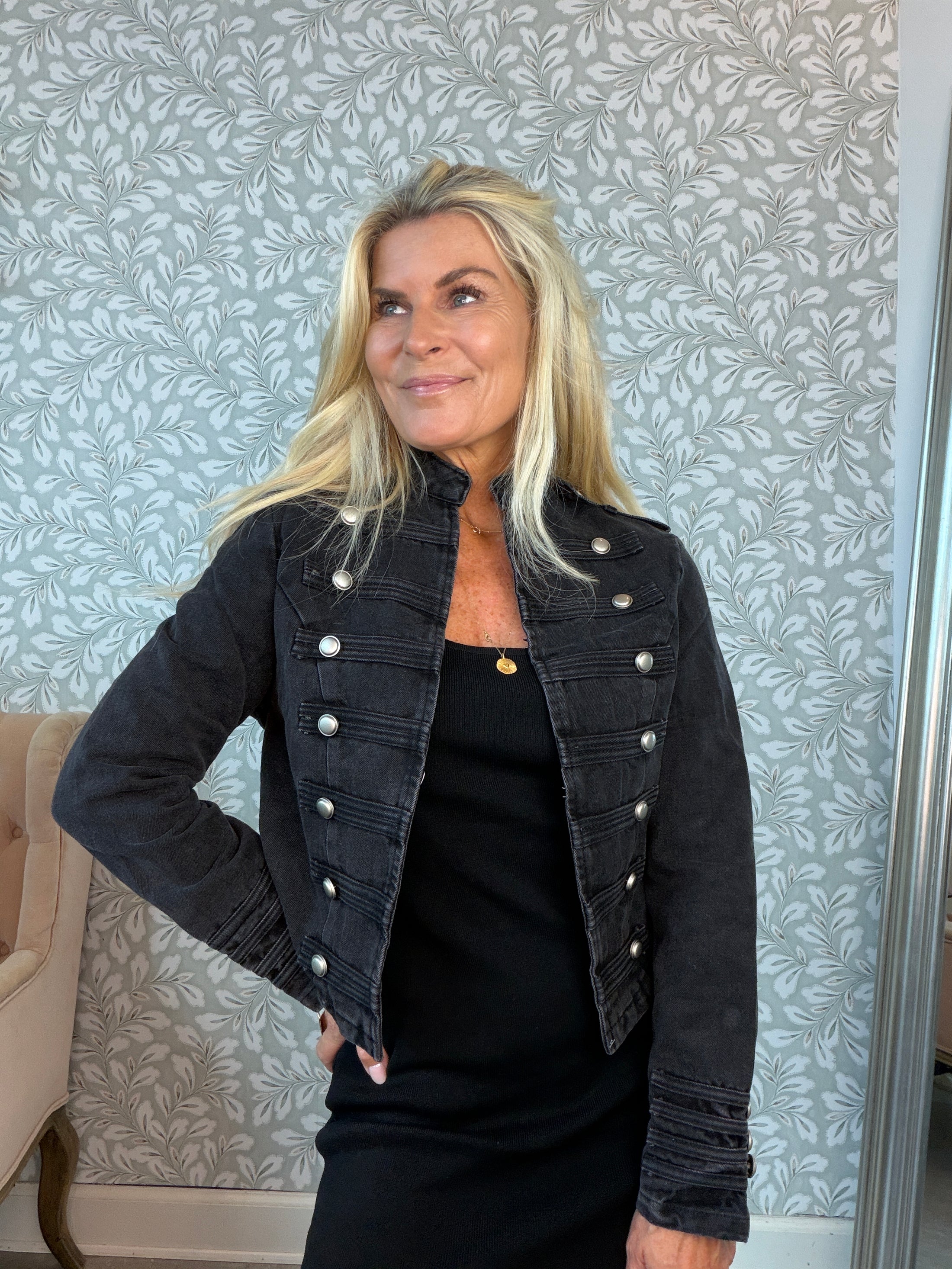 Denim jacket Black