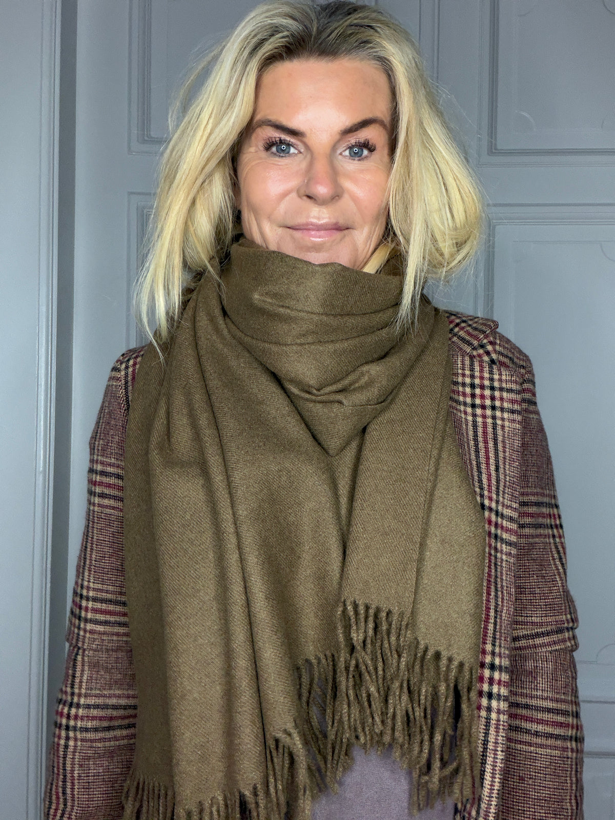 Cashmere Scarf Brown