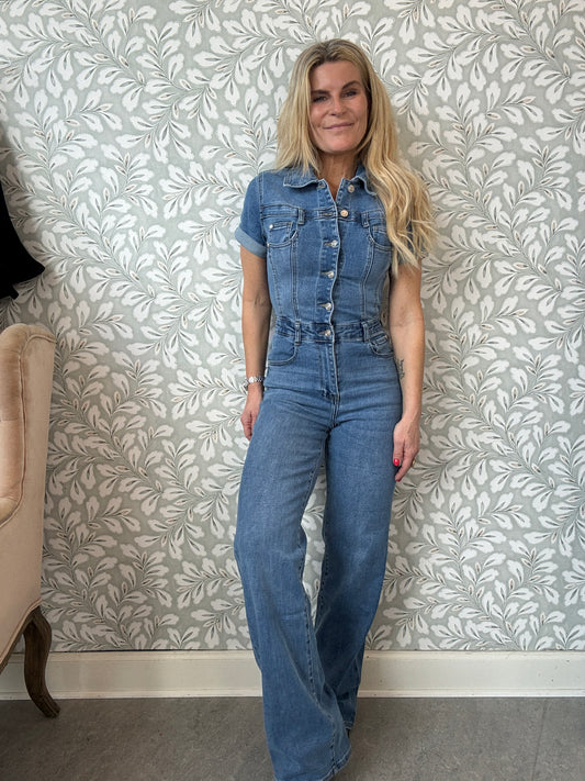 Liza denim jumpsuit
