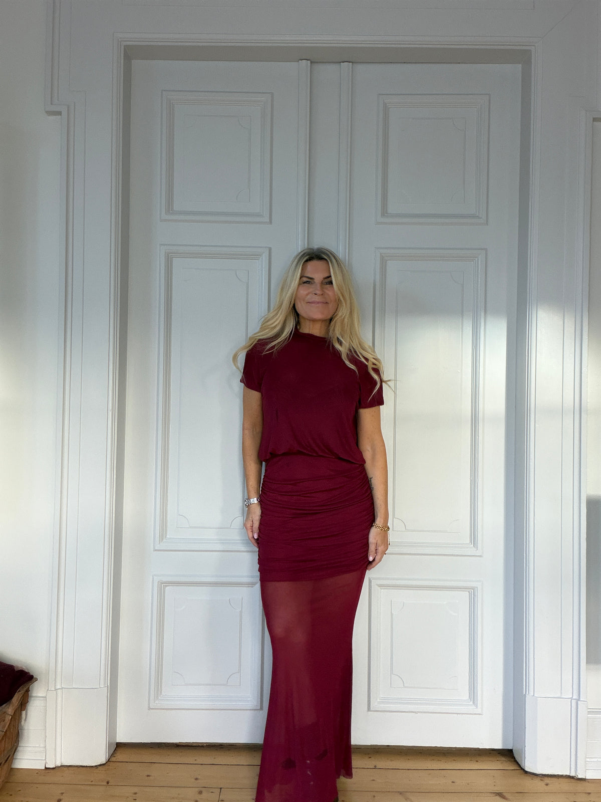 Kila dress bordeaux