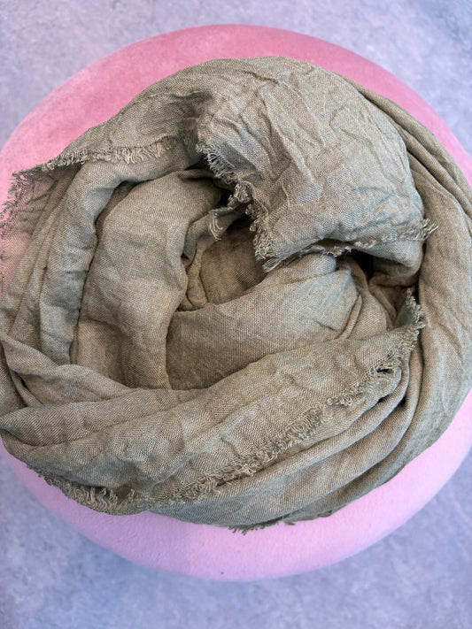 Scarf Dusty green