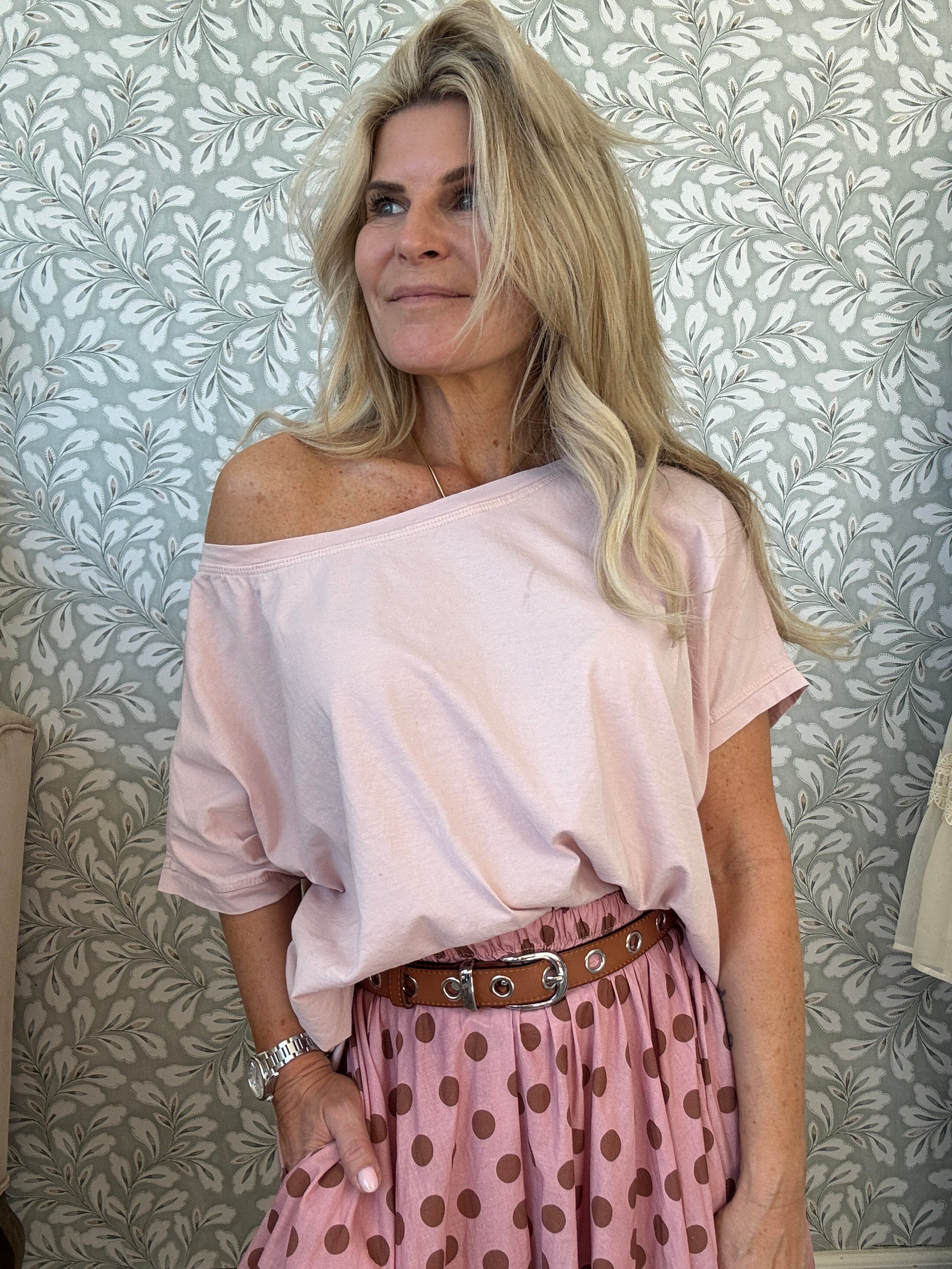 Basic tee short sleeve Rose