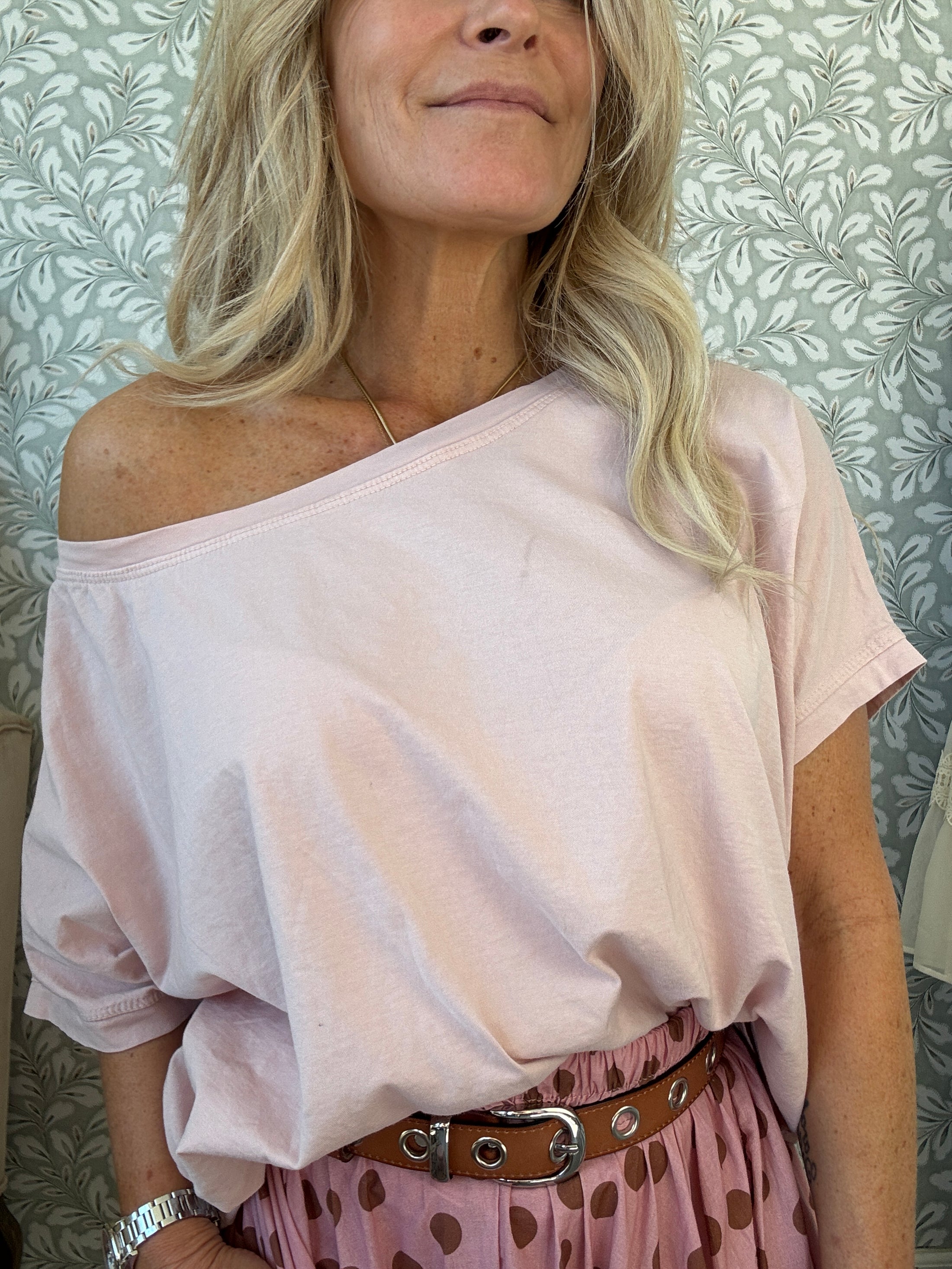 Basic tee short sleeve Rose
