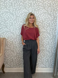 Load image into Gallery viewer, Striped pants Grey
