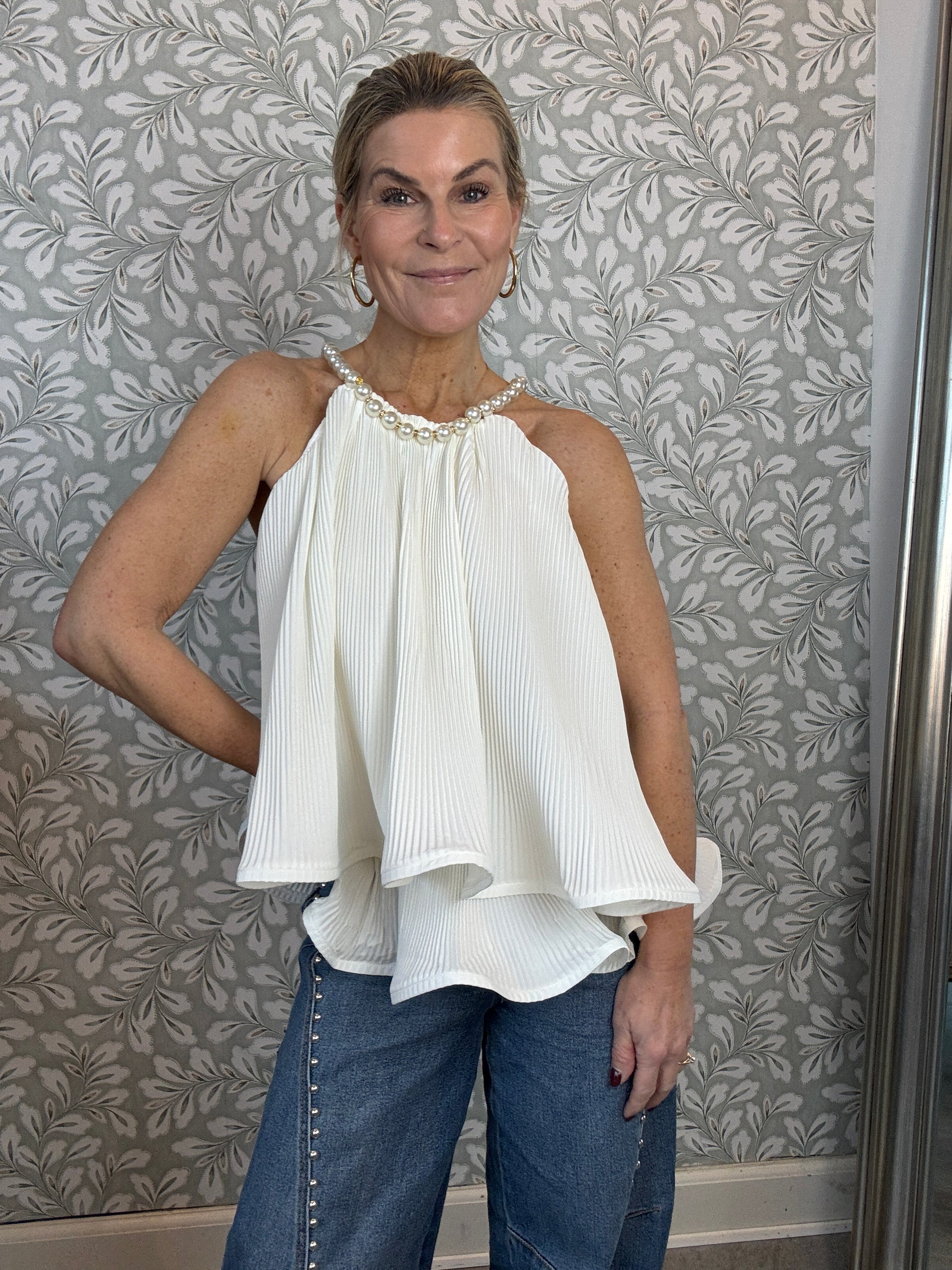 Pearl top White
