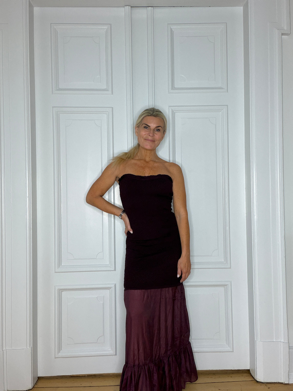 Jilly dress plum