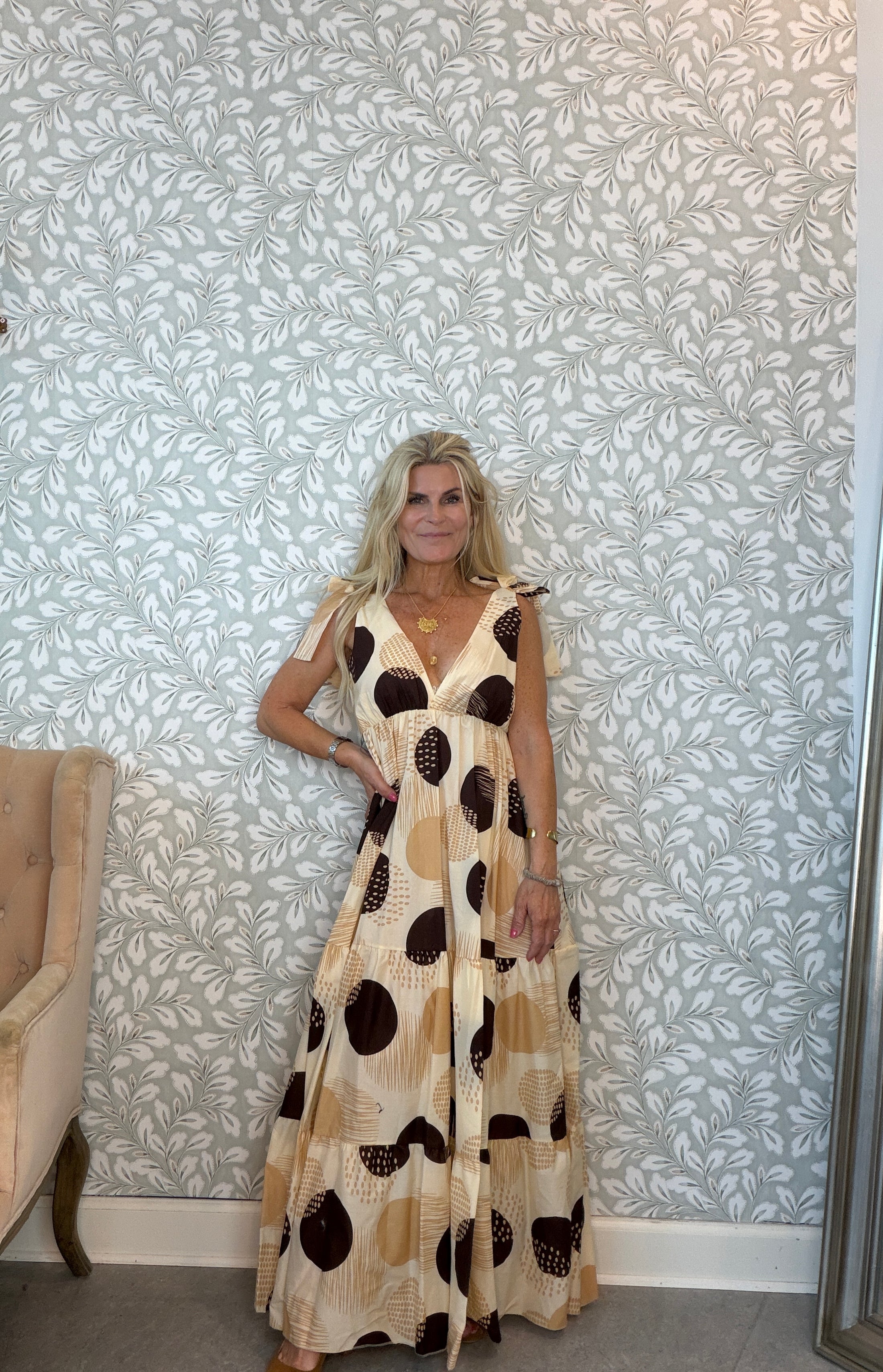 Sila dress Brown