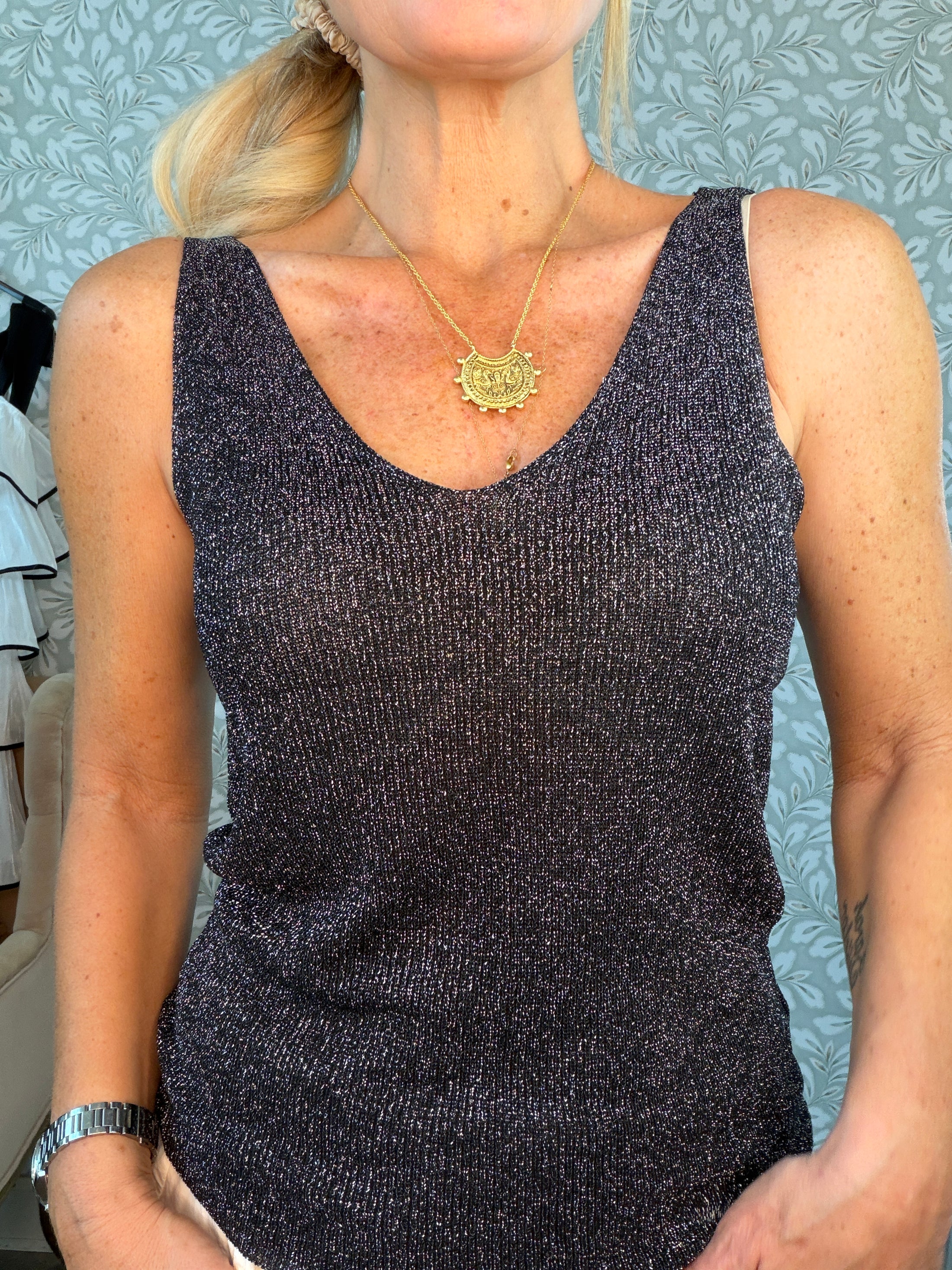 Cille top Black