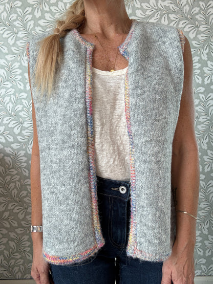 Knit Vest Grey