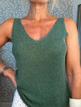 Load image into Gallery viewer, Cille top Dark green
