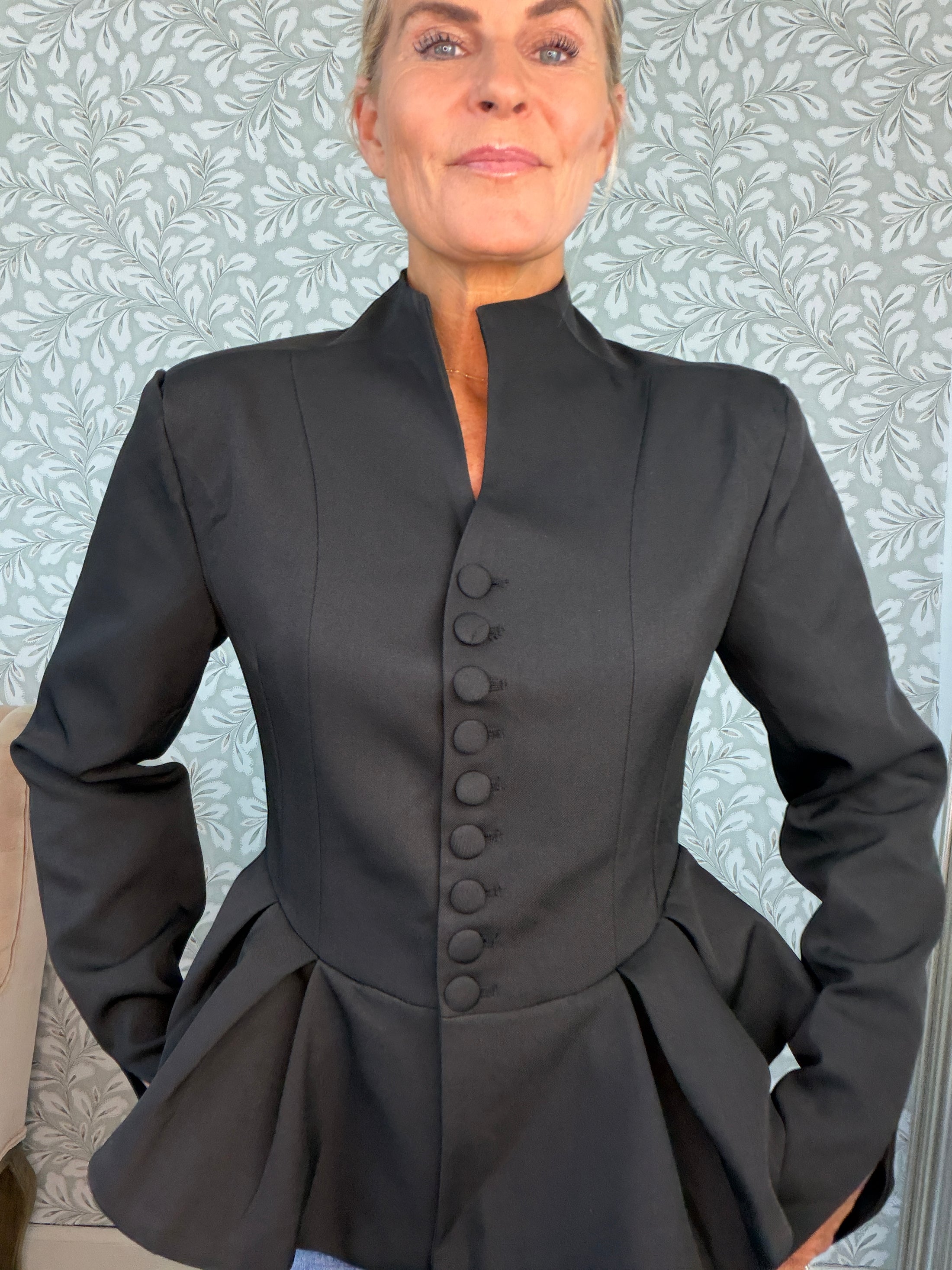 Blazer Black peplum