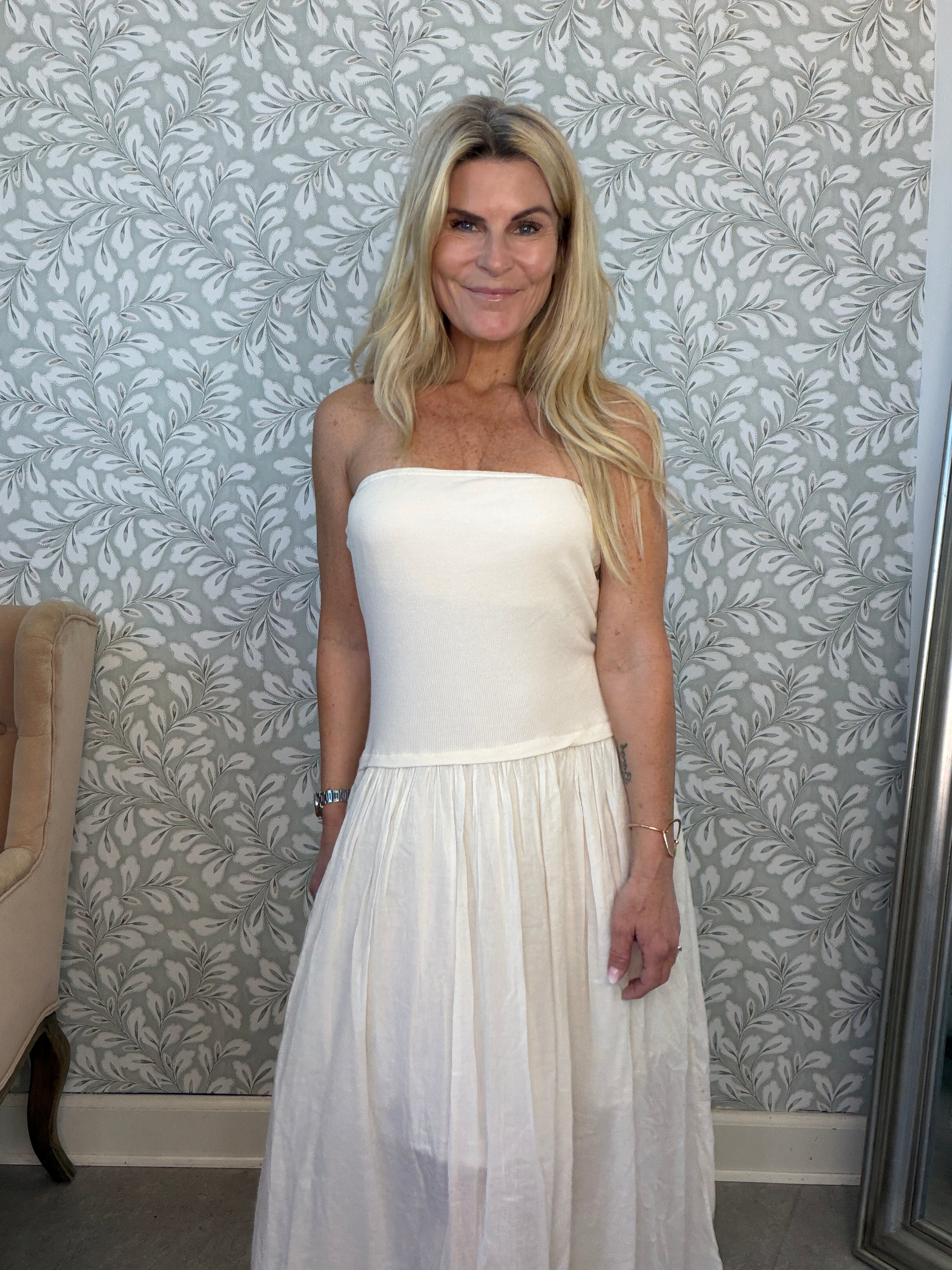 Milan dress Offwhite