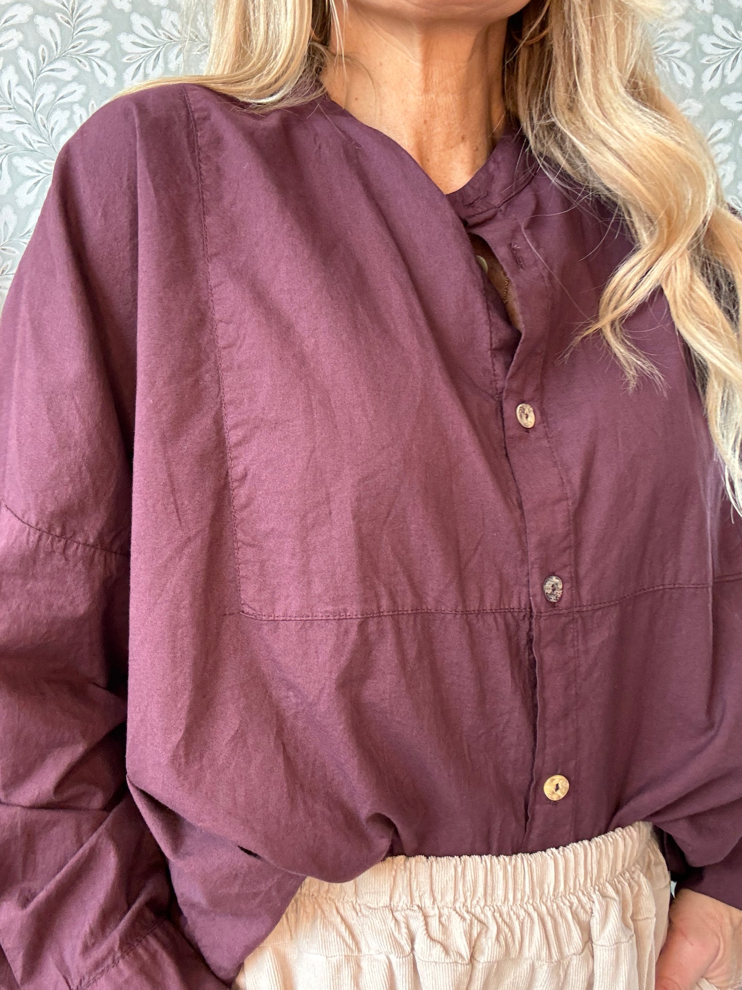 Cane Shirt bordeaux