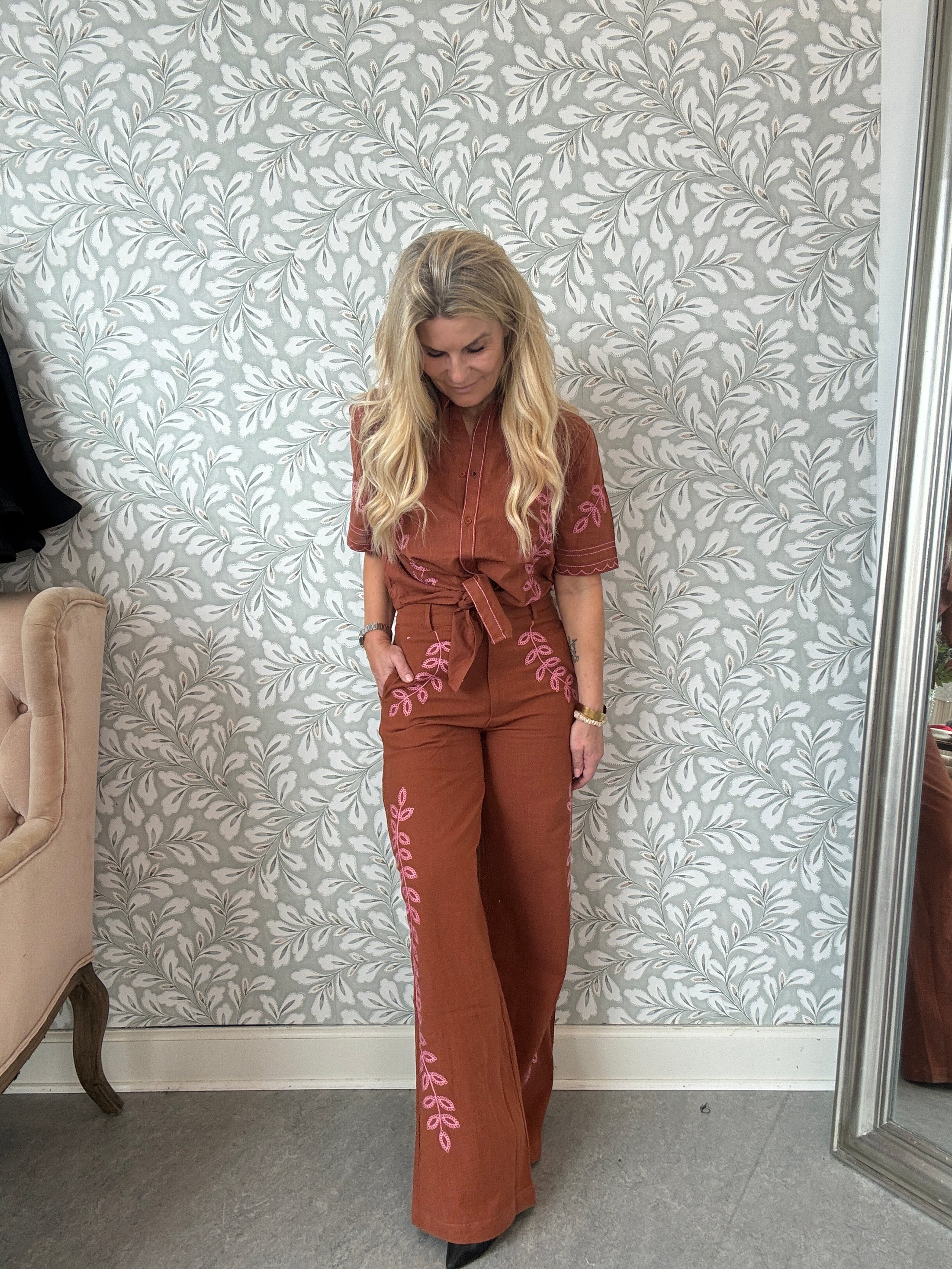Hya pants Brown