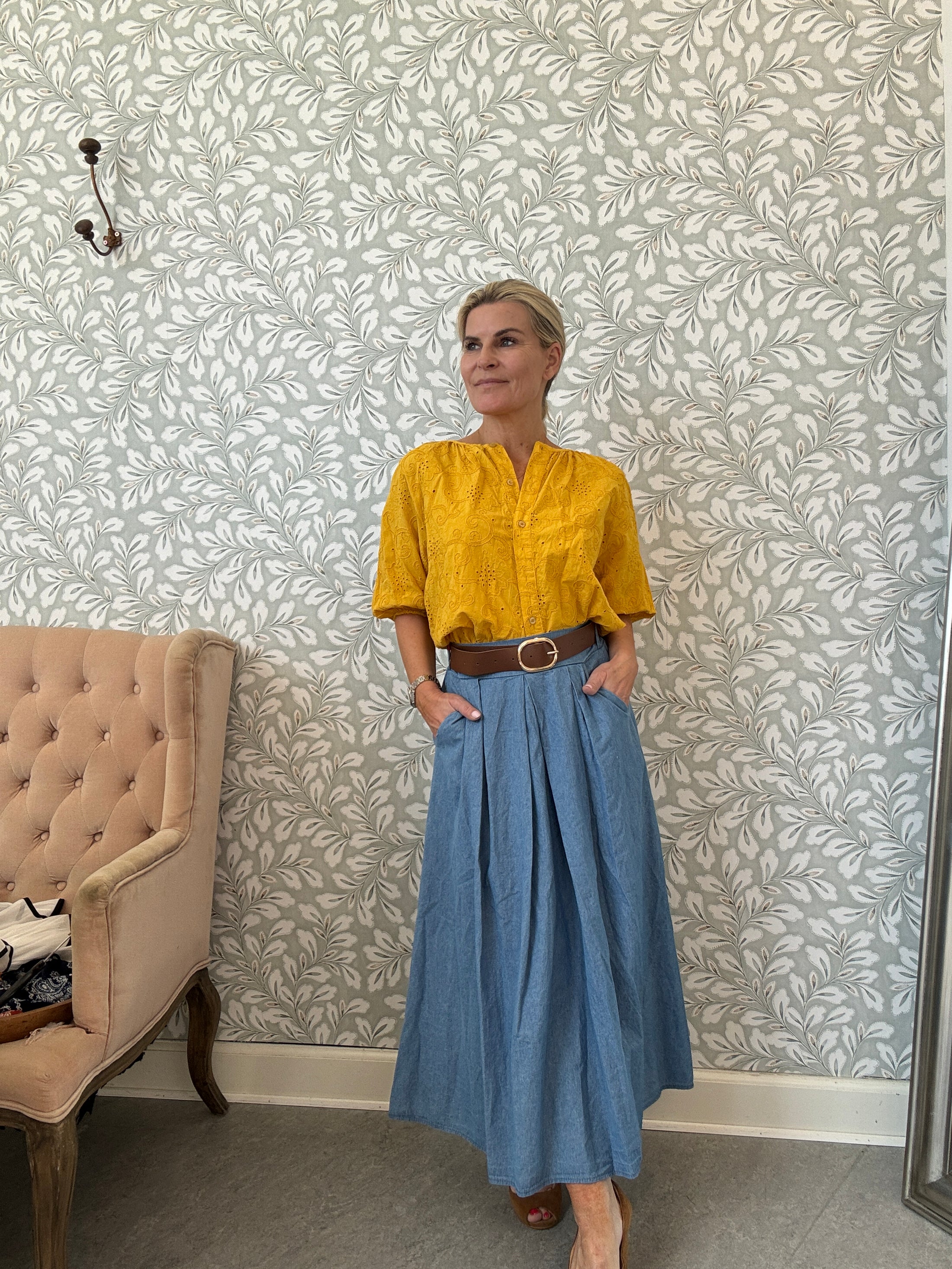 Soft Denimskirt light Blue