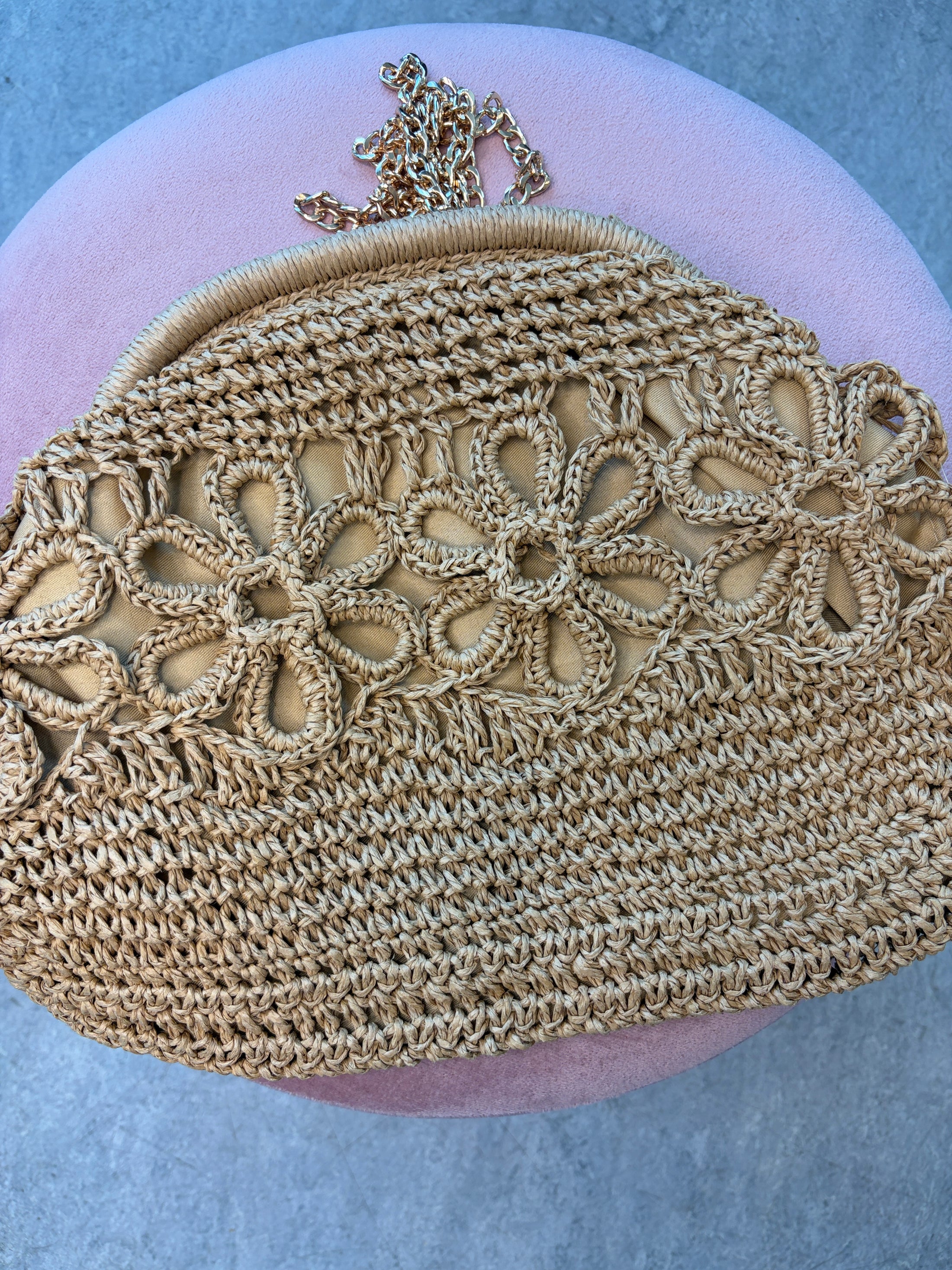 Rosa clutch/bag taupe