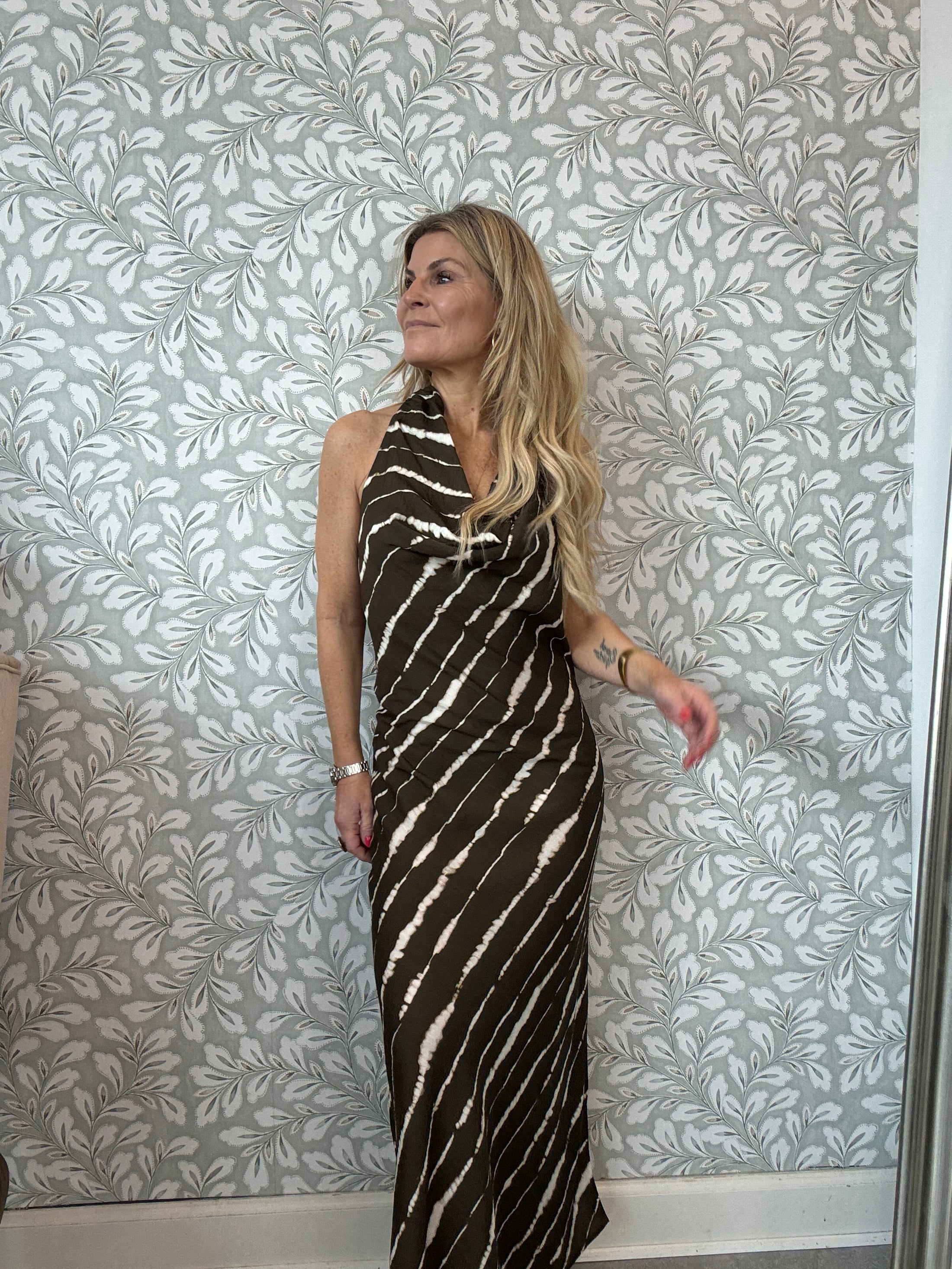 Safari dress Dark green