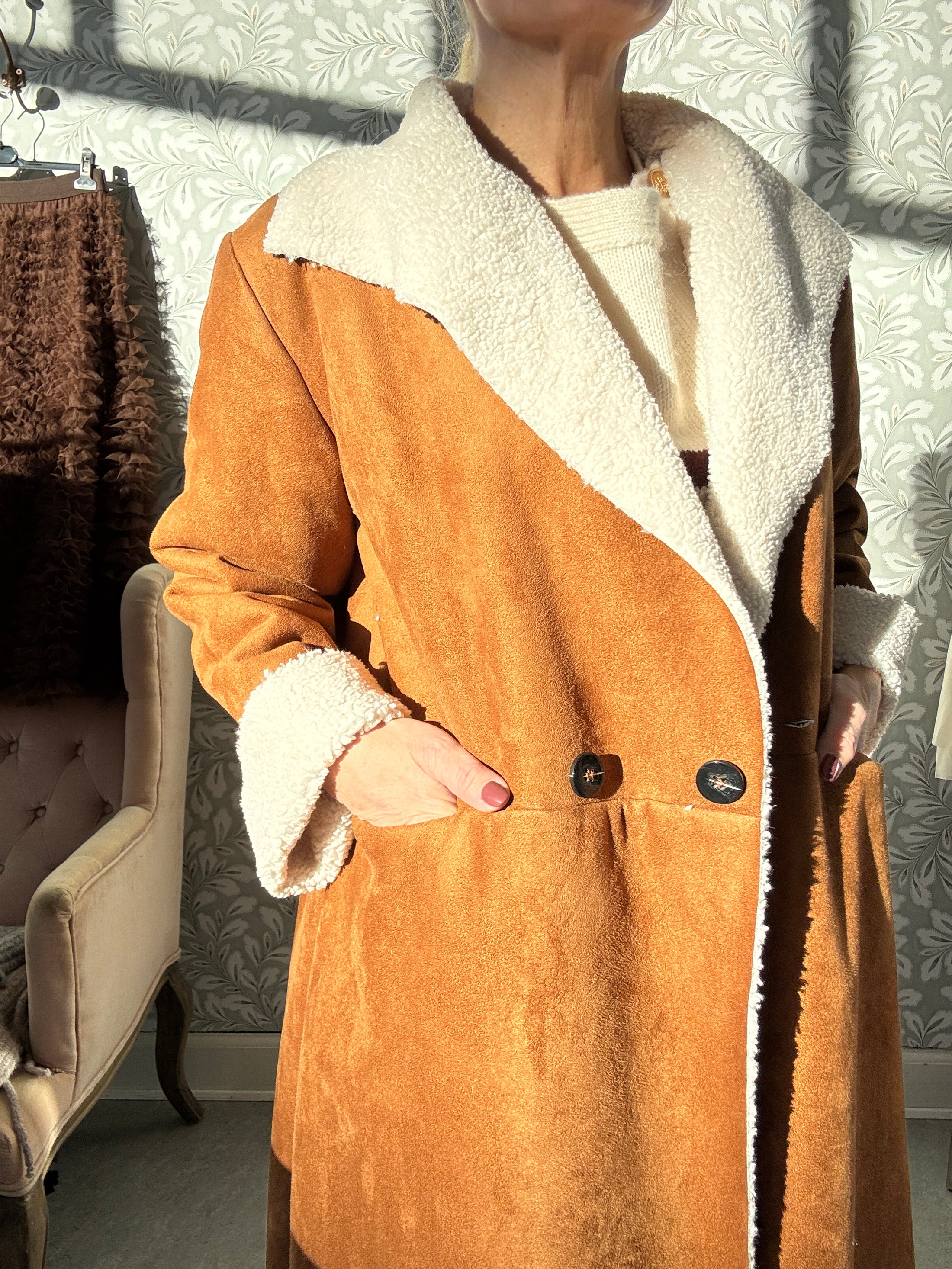 Retro coat Brown
