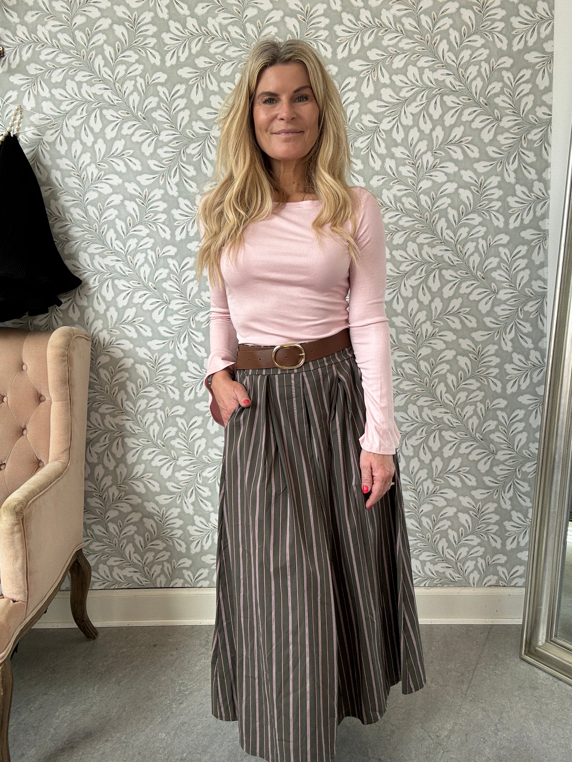 Khaki skirt