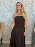 Load image into Gallery viewer, Milan dress choko
